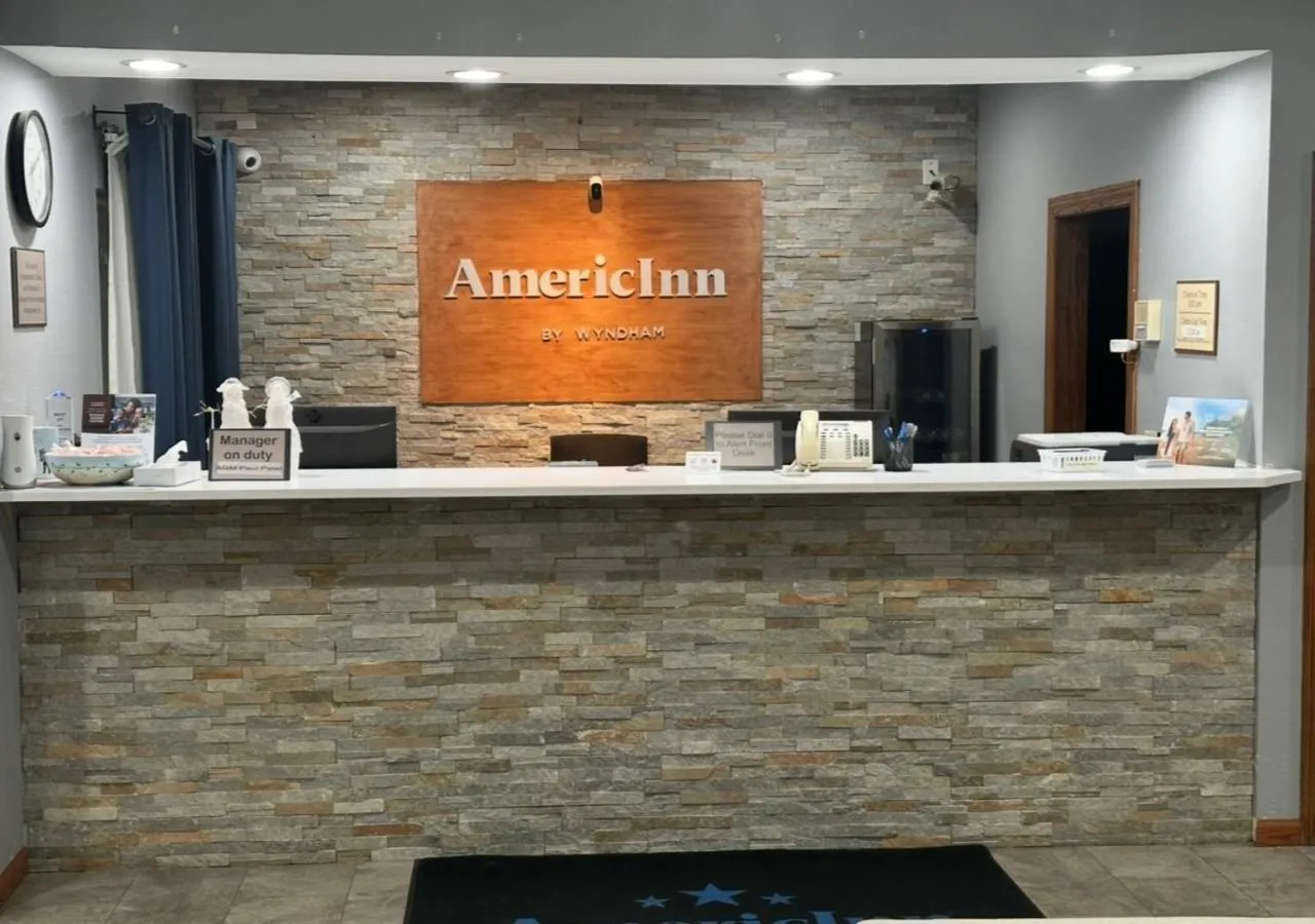Lobby or reception in AmericInn by Wyndham, Galesburg, IL