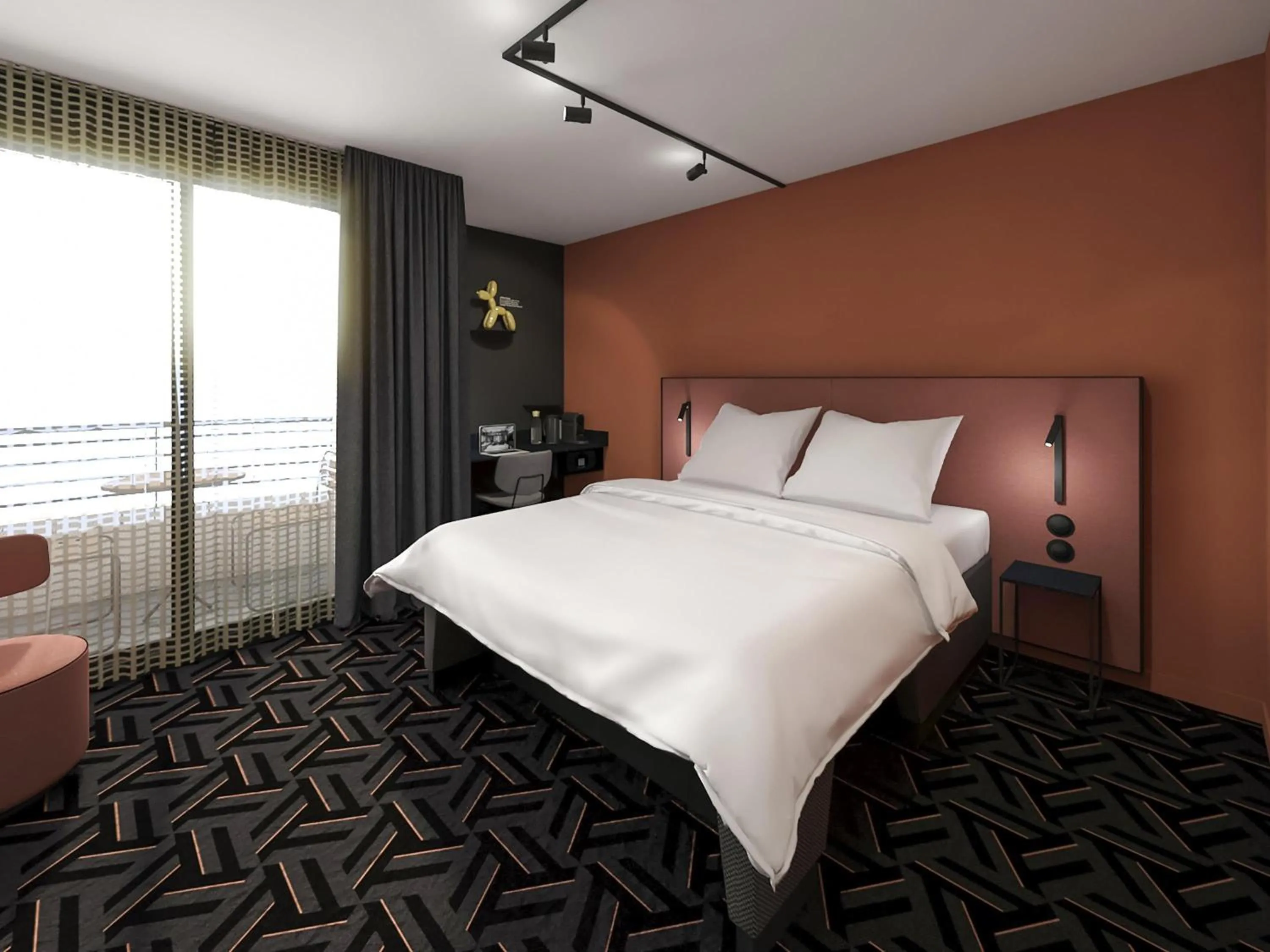 Bedroom, Bed in Tribe Carcassonne