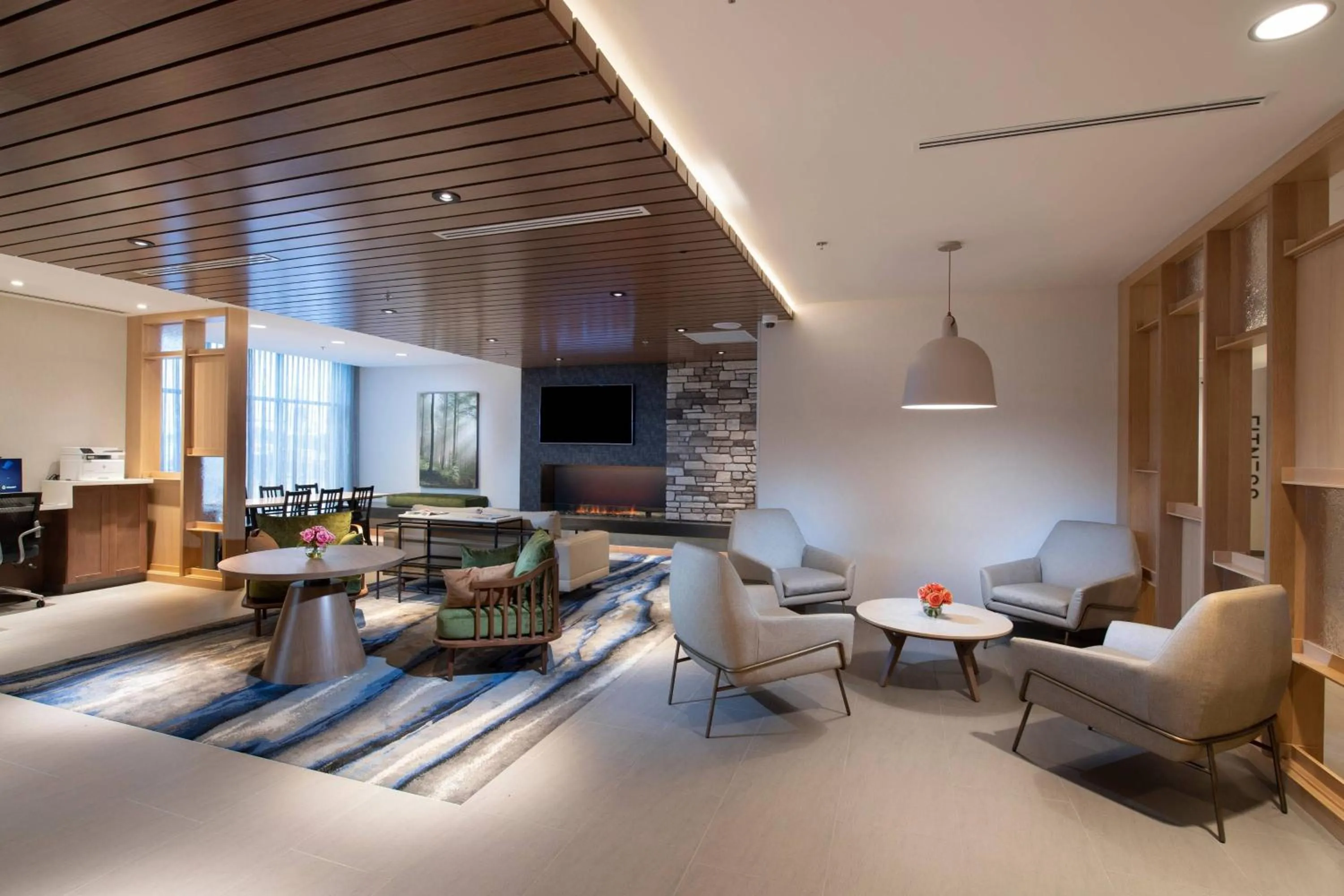 Lobby or reception in Fairfield by Marriott Edmonton International Airport