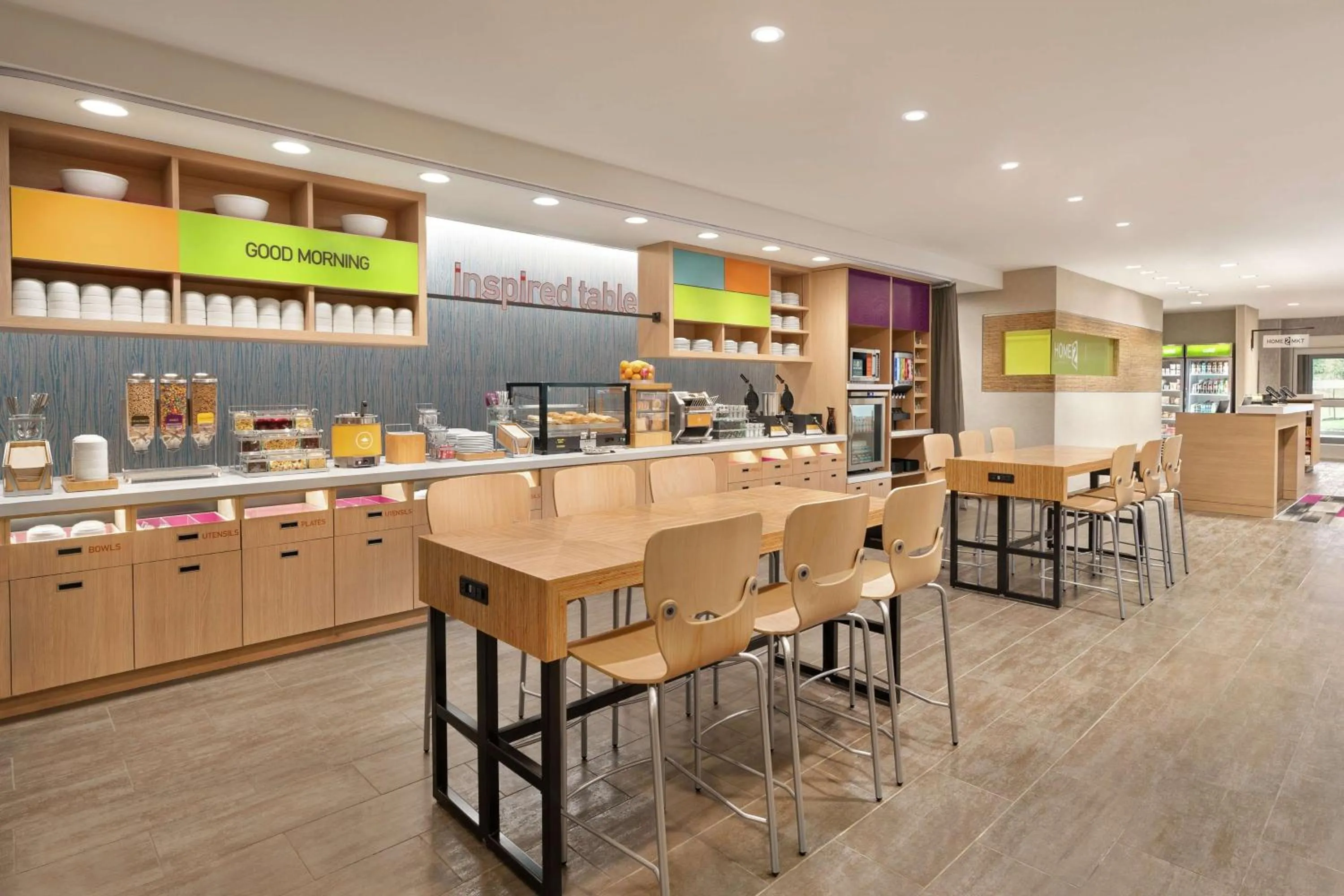 Breakfast in Home2 Suites By Hilton Harrisburg Hershey