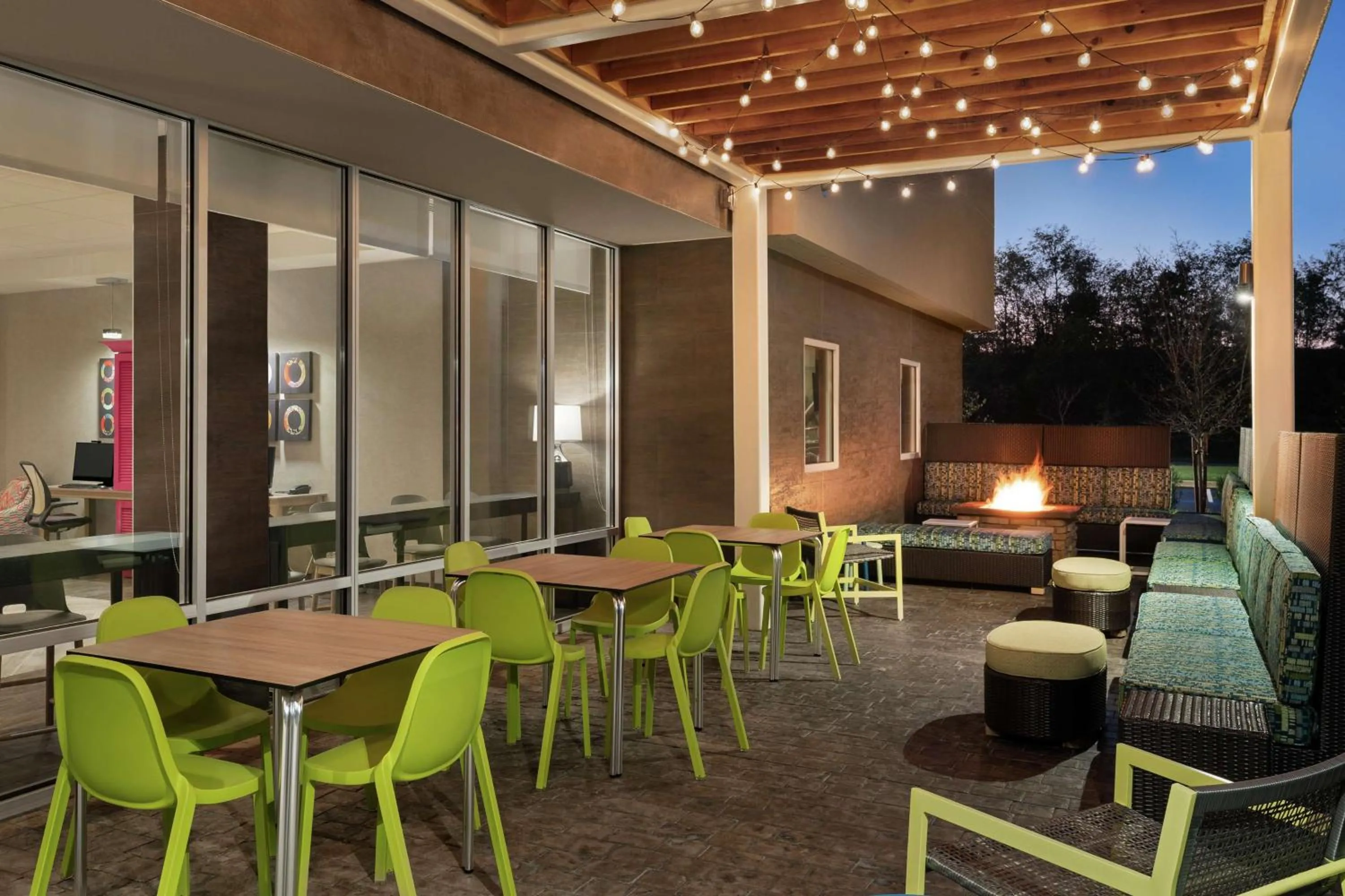 Patio in Home2 Suites By Hilton Harrisburg Hershey