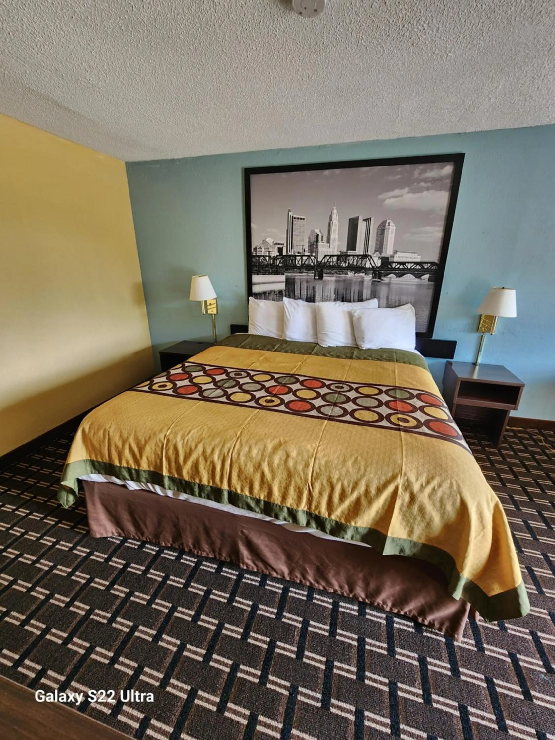 Bed in Super 8 by Wyndham Newcomerstown