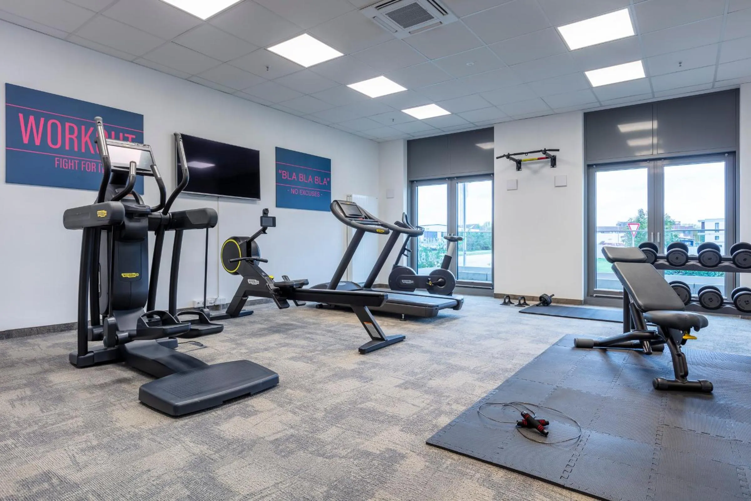 Fitness centre/facilities in Park Inn By Radisson Wismar