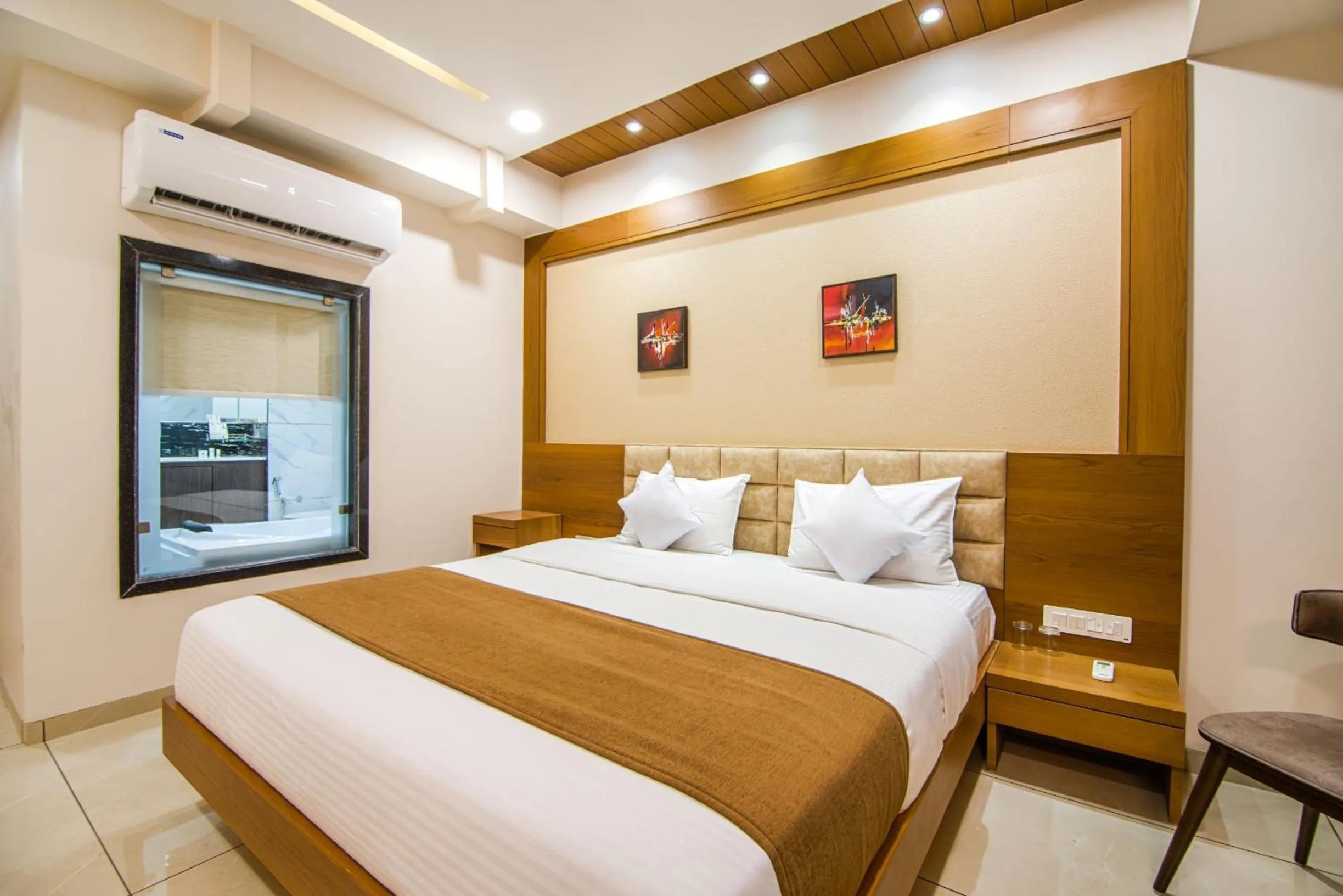 Bed in Hotel Sleep Inn