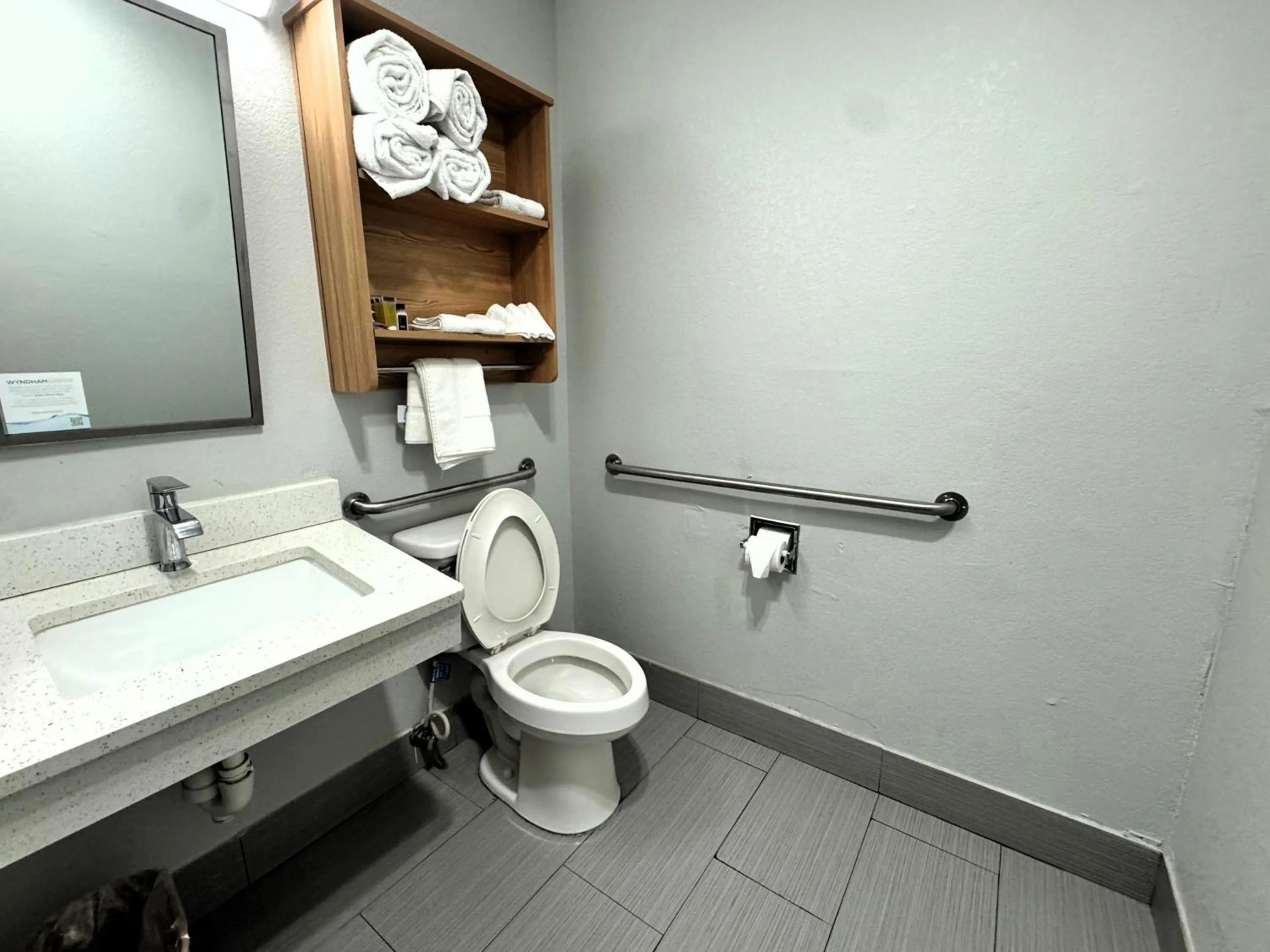 Bathroom in Microtel Inn & Suites by Wyndham Tuscaloosa East