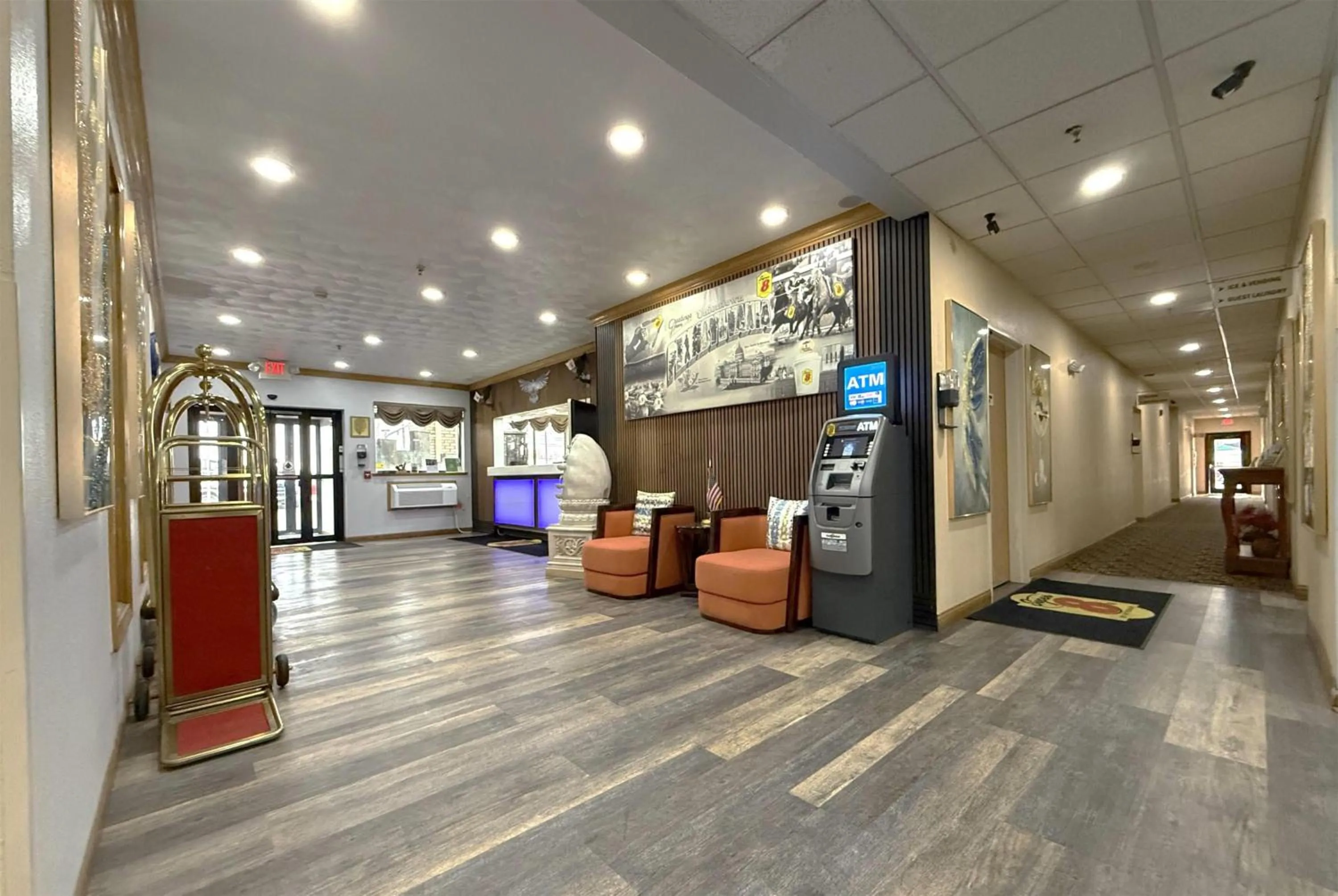 Lobby or reception in Super 8 by Wyndham Uniontown PA