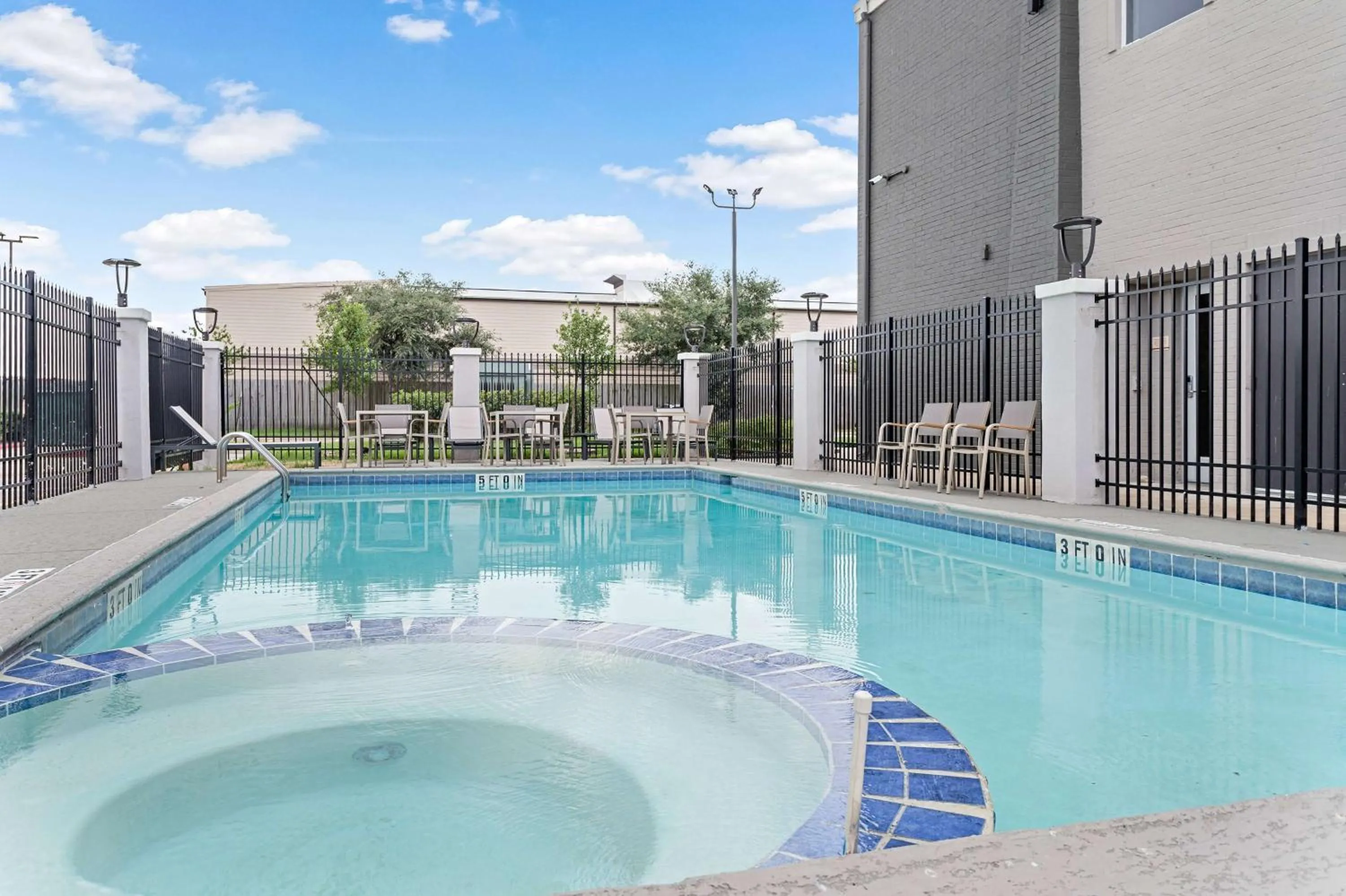 Pool view in Hawthorn Extended Stay by Wyndham Port Arthur
