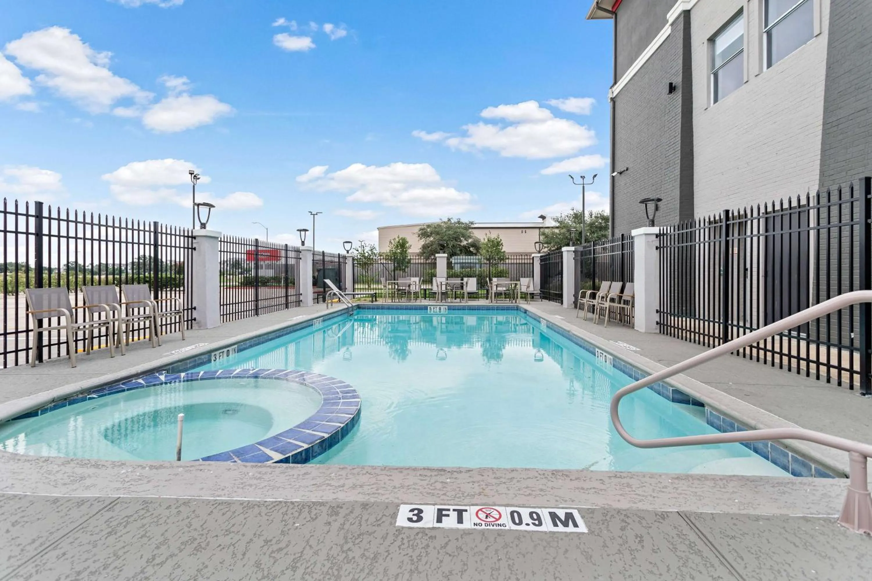 Pool view in Hawthorn Extended Stay by Wyndham Port Arthur