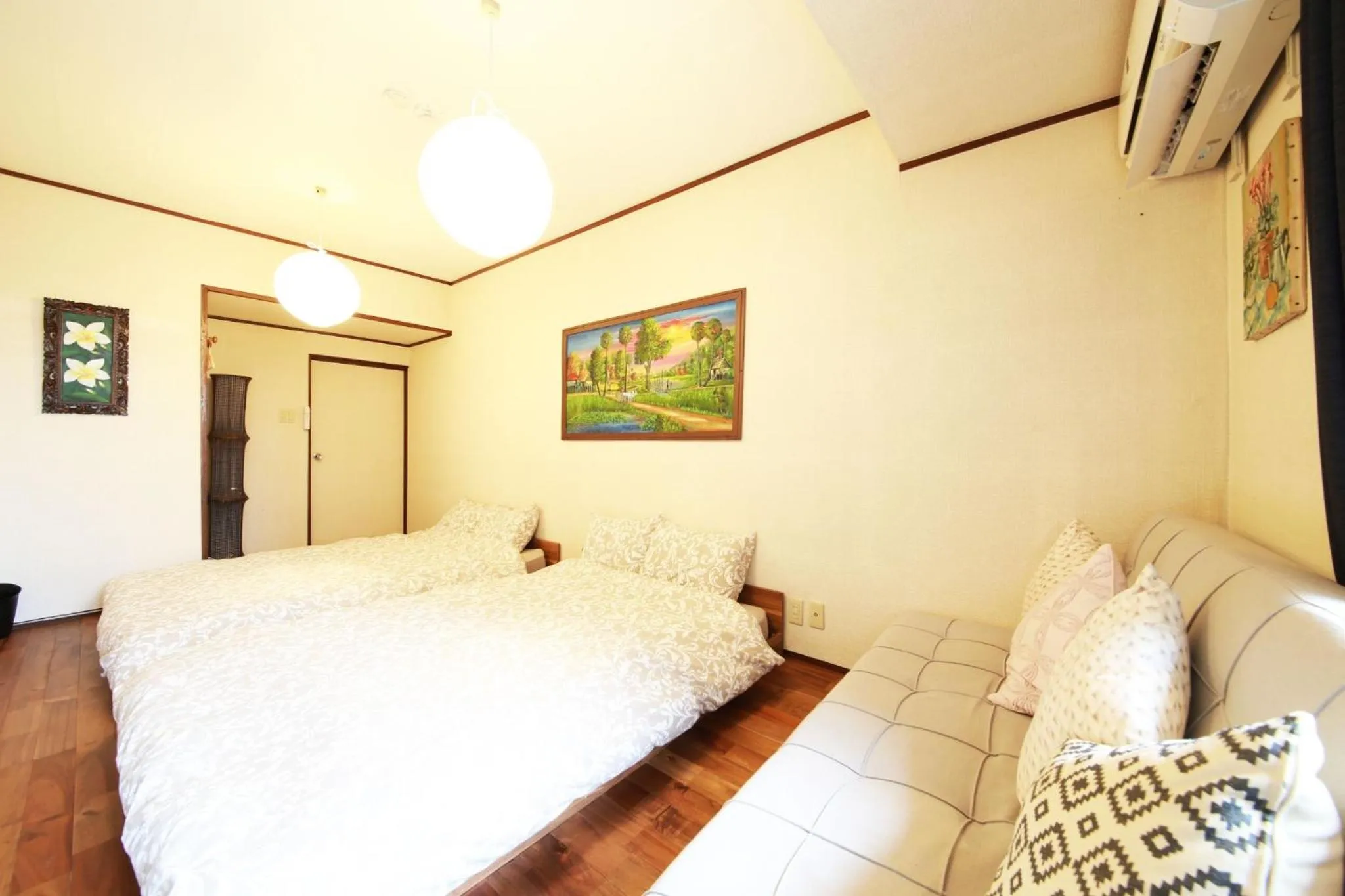 Bed in Nara Imai House