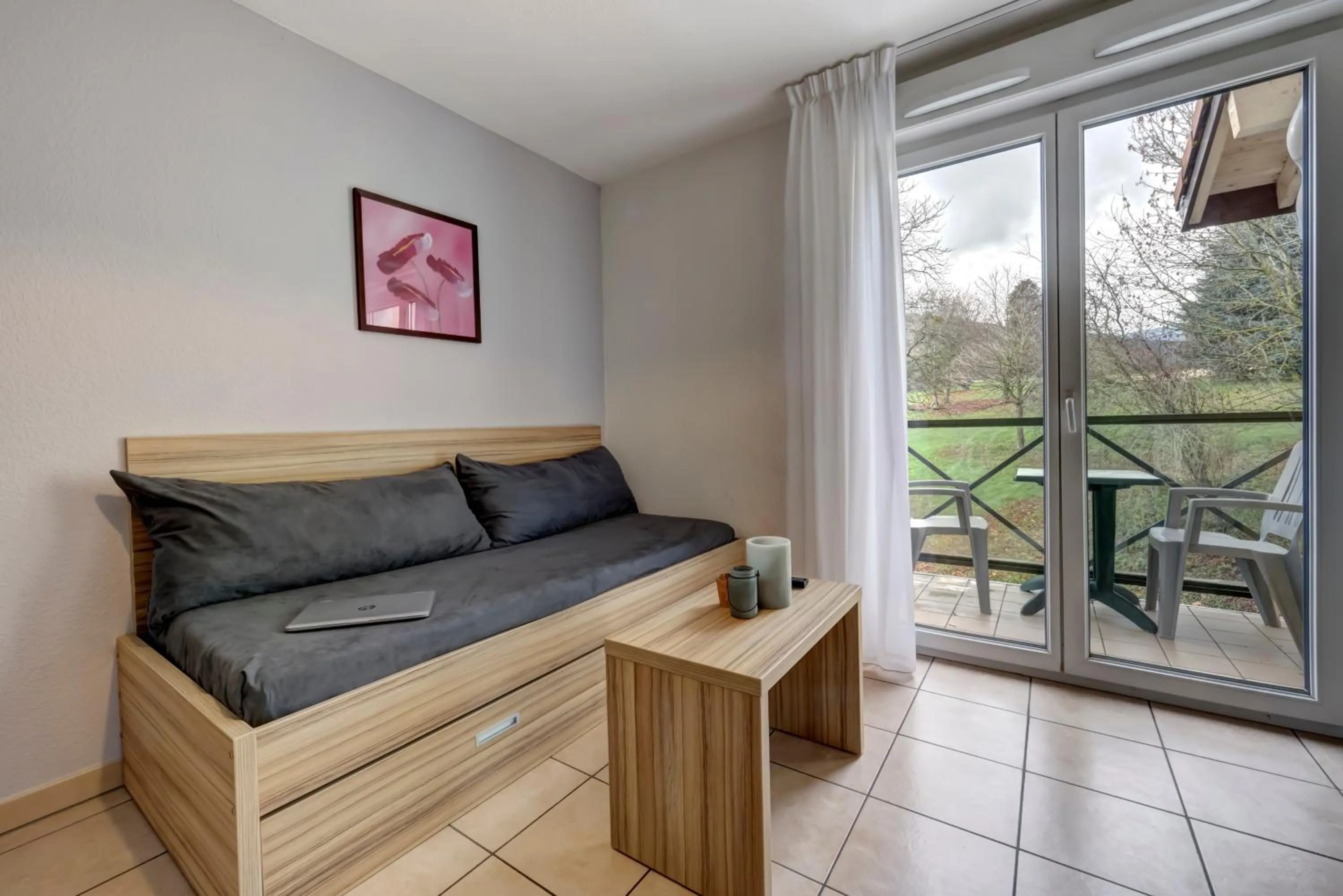 Seating area in Zenitude Hôtel-Résidences L'Orée du Parc