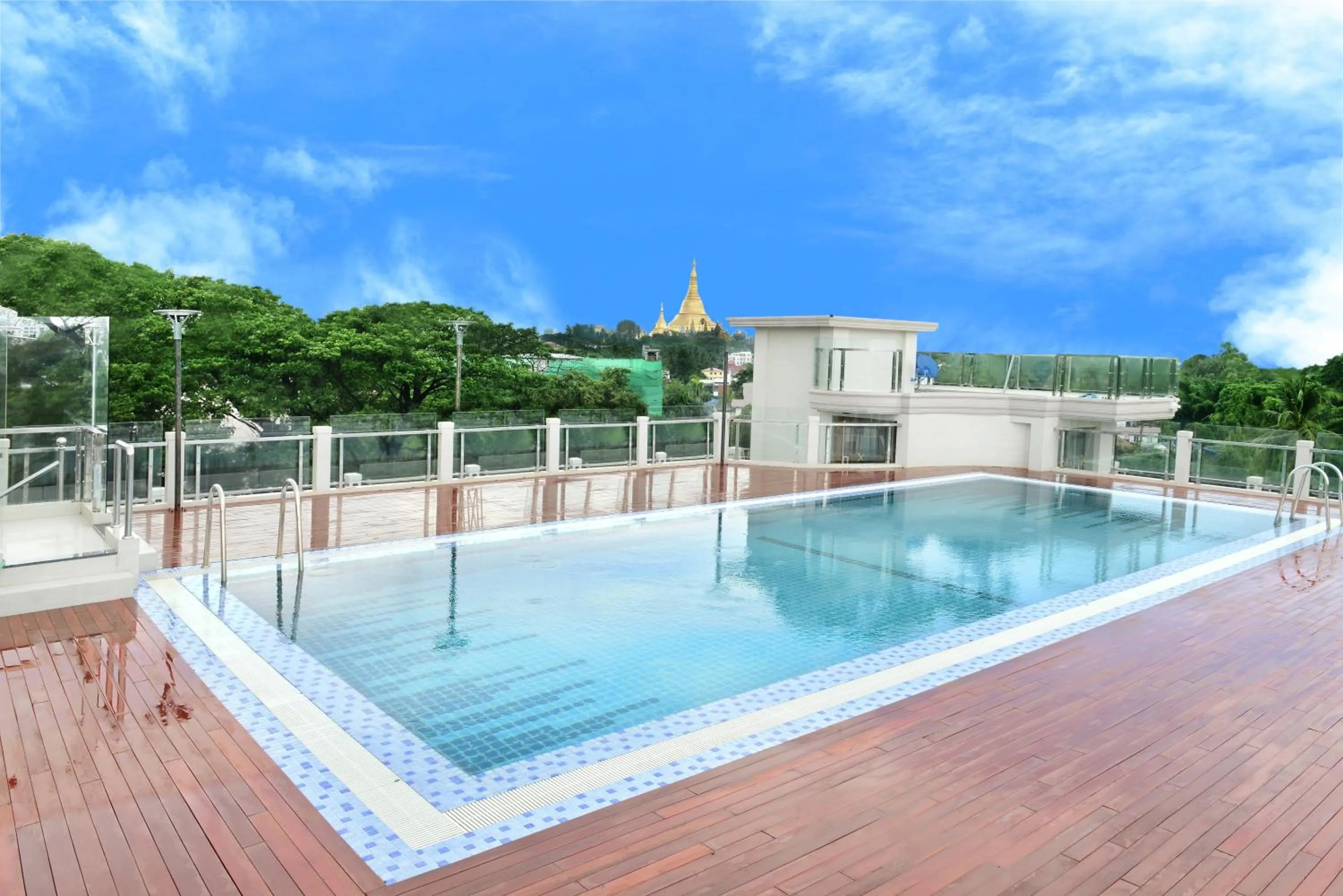 Swimming pool in Prestige Residences at Golden Valley by Grand United Hospitality