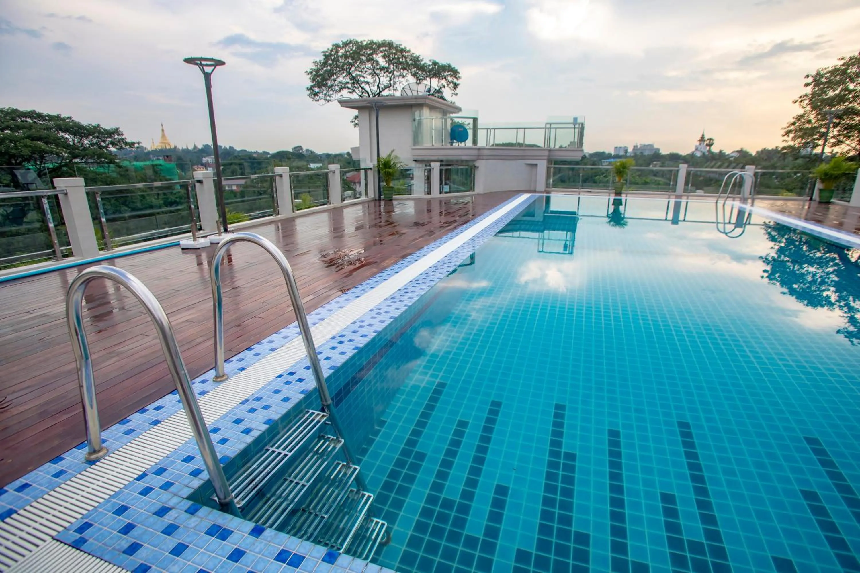 Swimming pool in Prestige Residences at Golden Valley by Grand United Hospitality