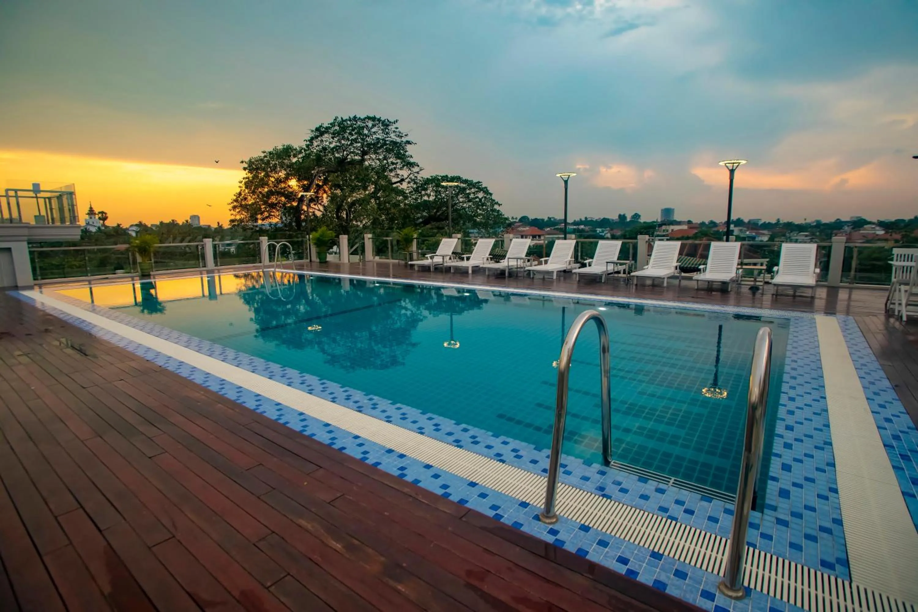 Swimming pool in Prestige Residences at Golden Valley by Grand United Hospitality