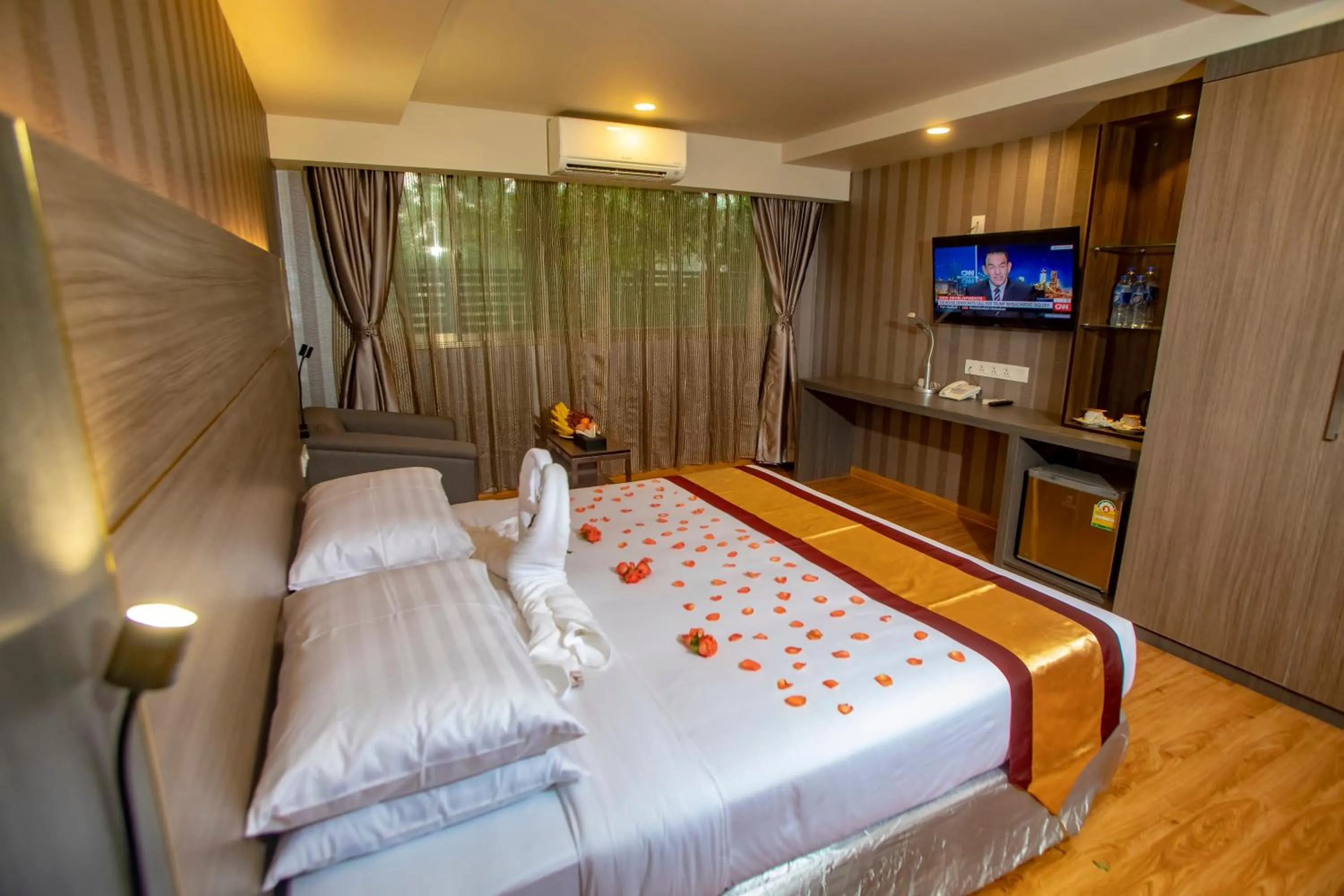 Photo of the whole room, Bed in Prestige Residences at Golden Valley by Grand United Hospitality