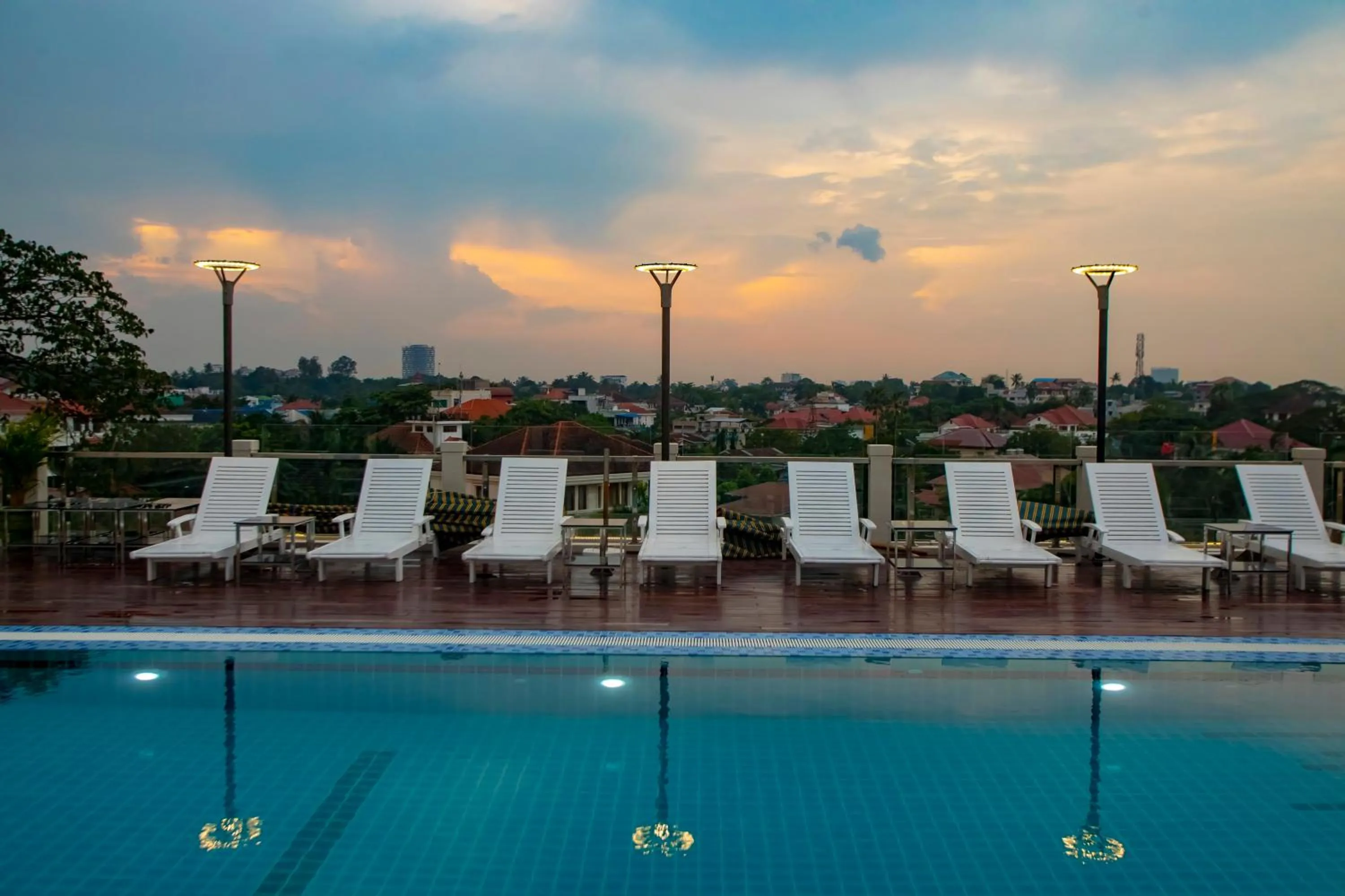 Pool view in Prestige Residences at Golden Valley by Grand United Hospitality