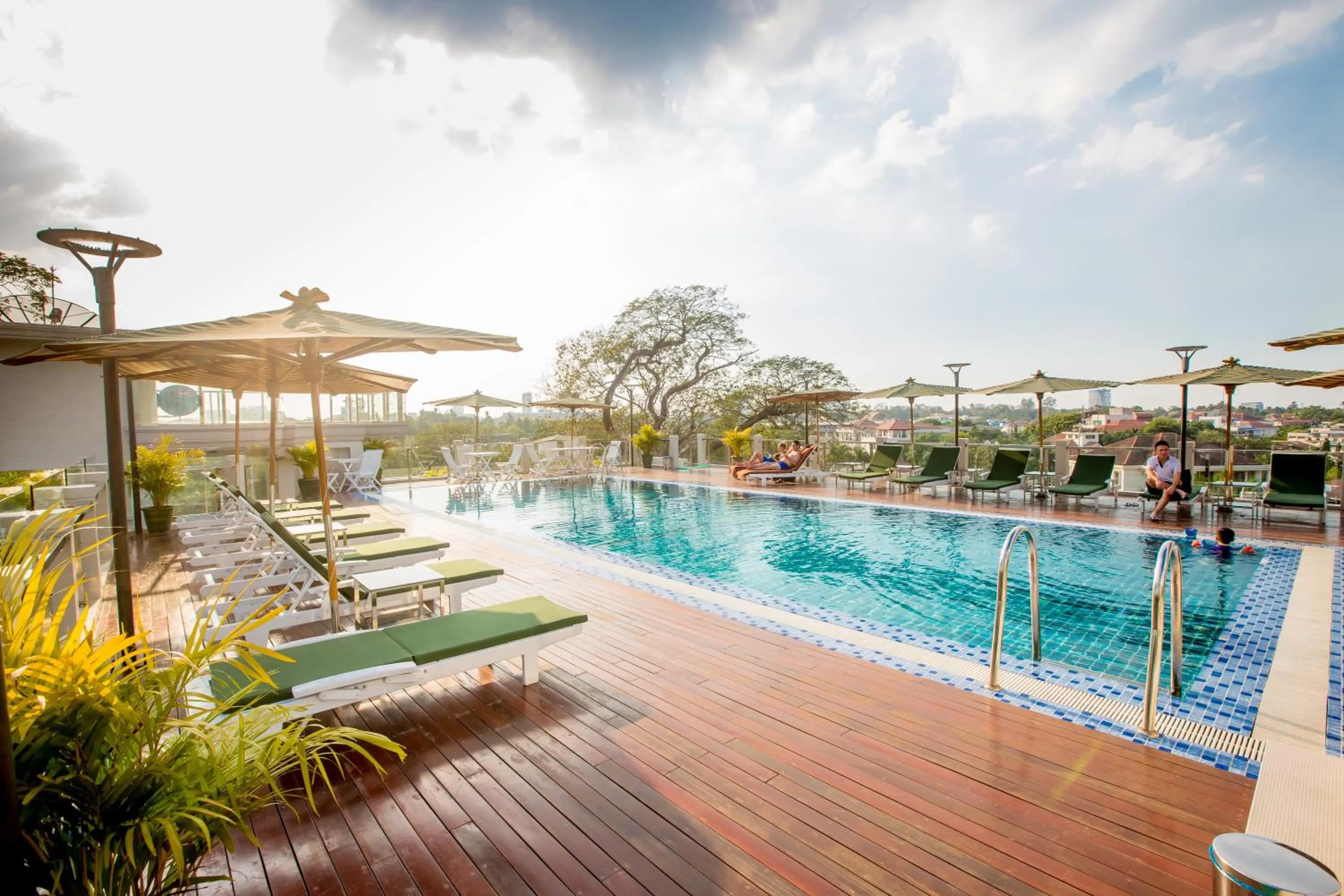 Swimming pool in Prestige Residences at Golden Valley by Grand United Hospitality