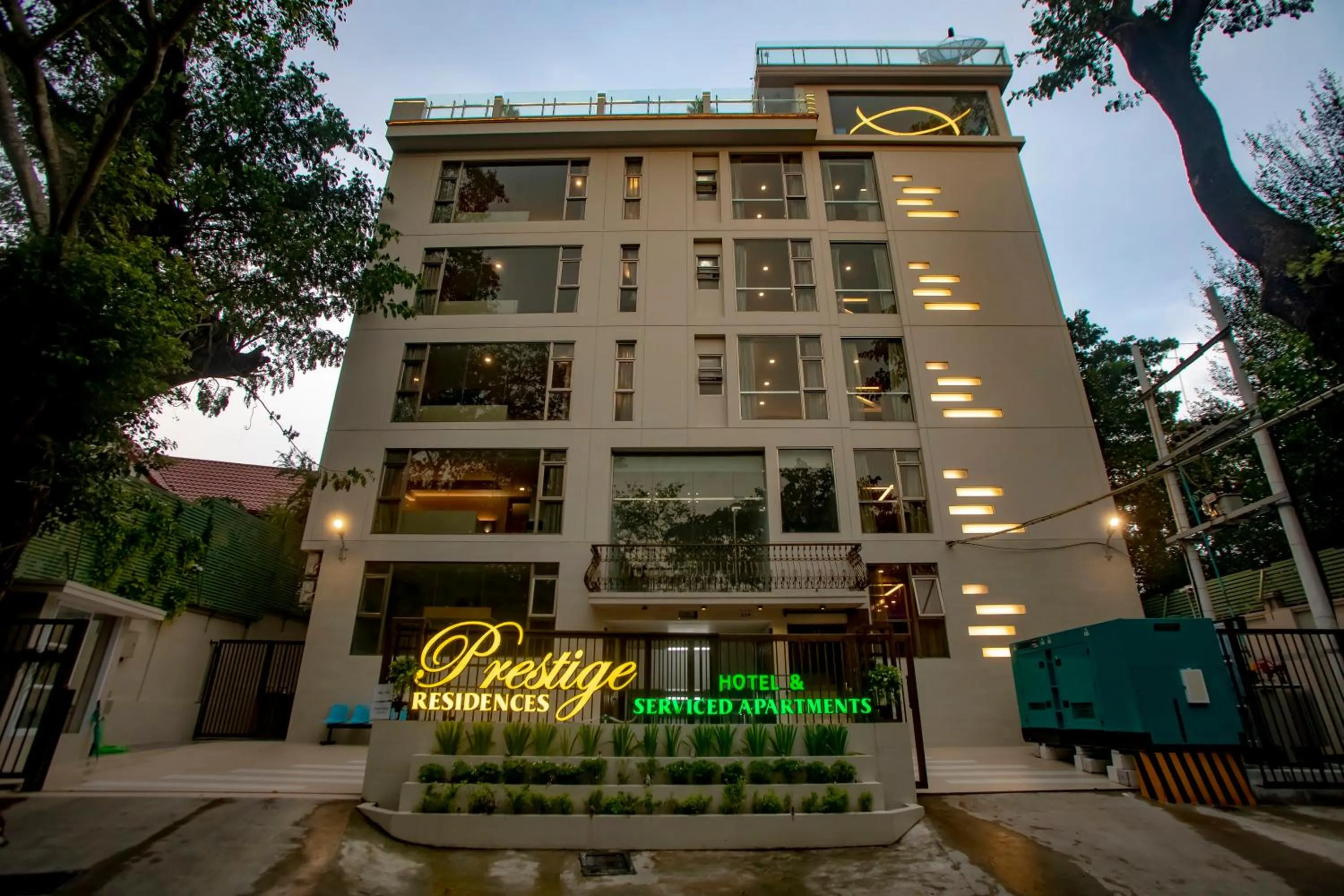 Property building in Prestige Residences at Golden Valley by Grand United Hospitality