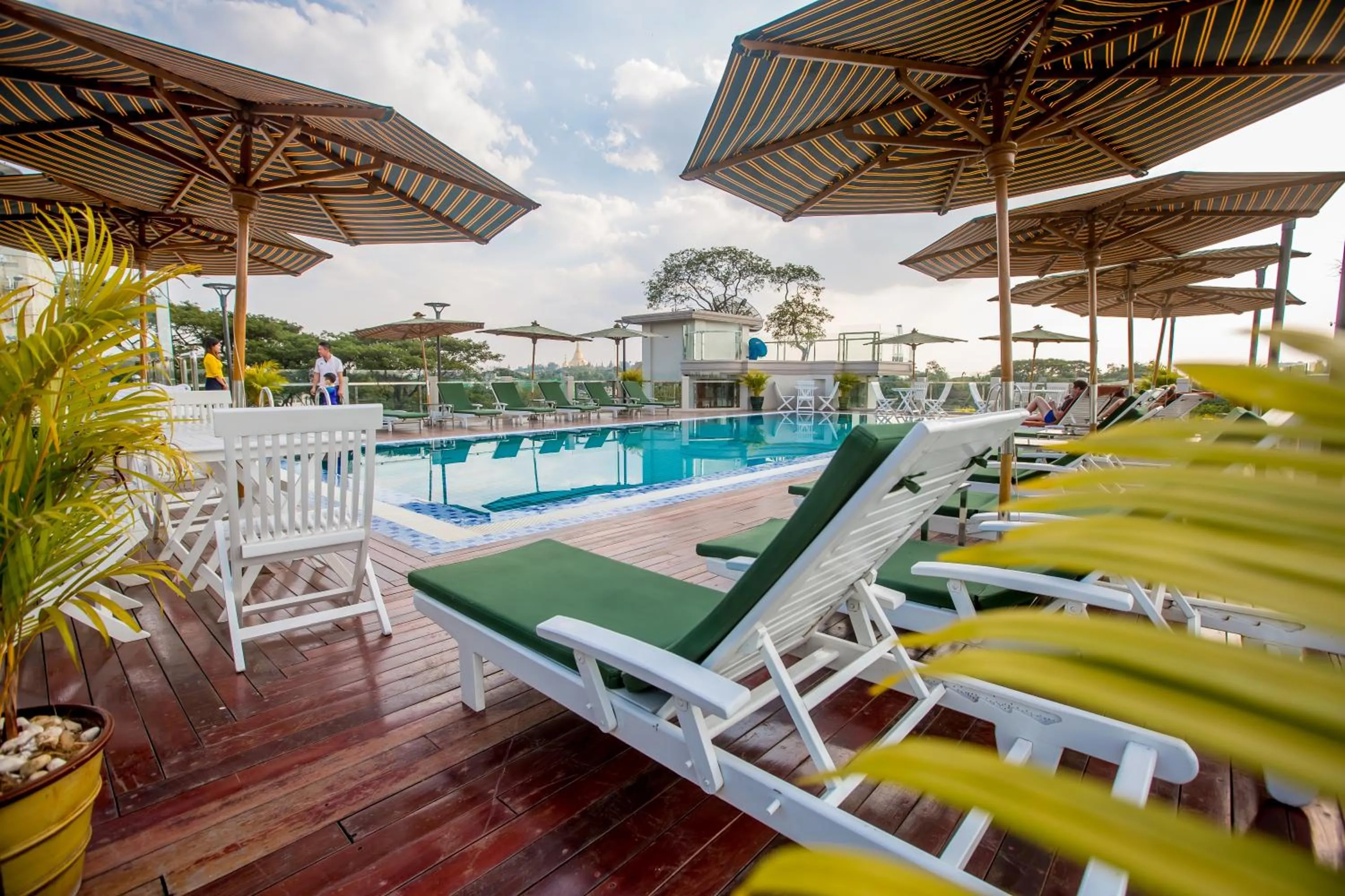 Swimming pool in Prestige Residences at Golden Valley by Grand United Hospitality