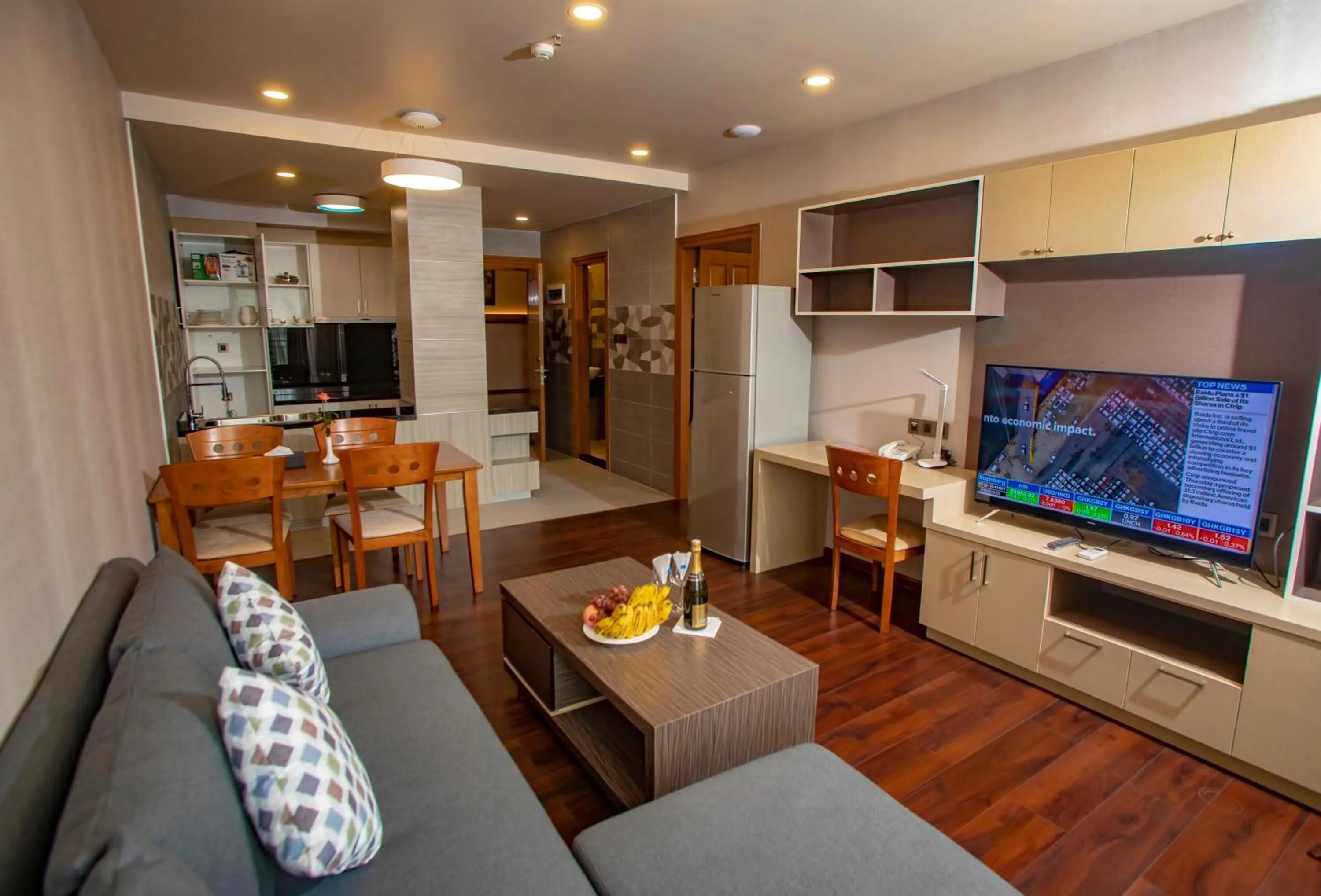 Living room in Prestige Residences at Golden Valley by Grand United Hospitality