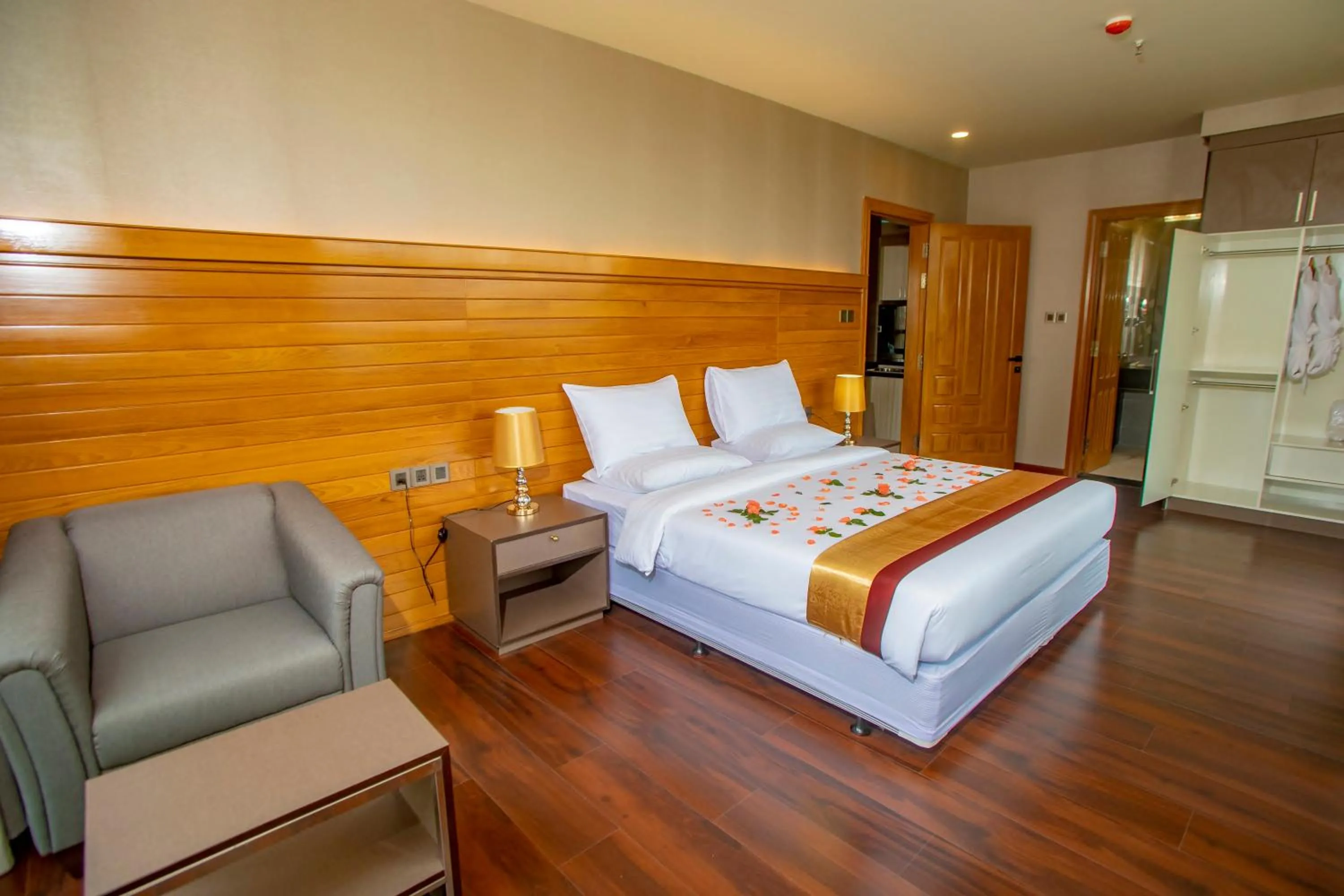 Bed in Prestige Residences at Golden Valley by Grand United Hospitality