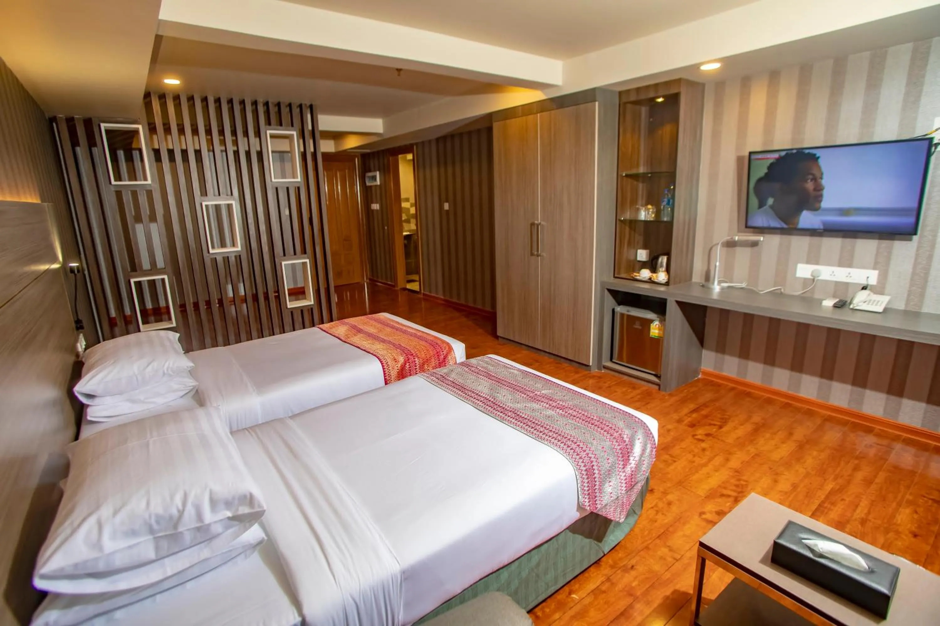 Photo of the whole room, Bed in Prestige Residences at Golden Valley by Grand United Hospitality