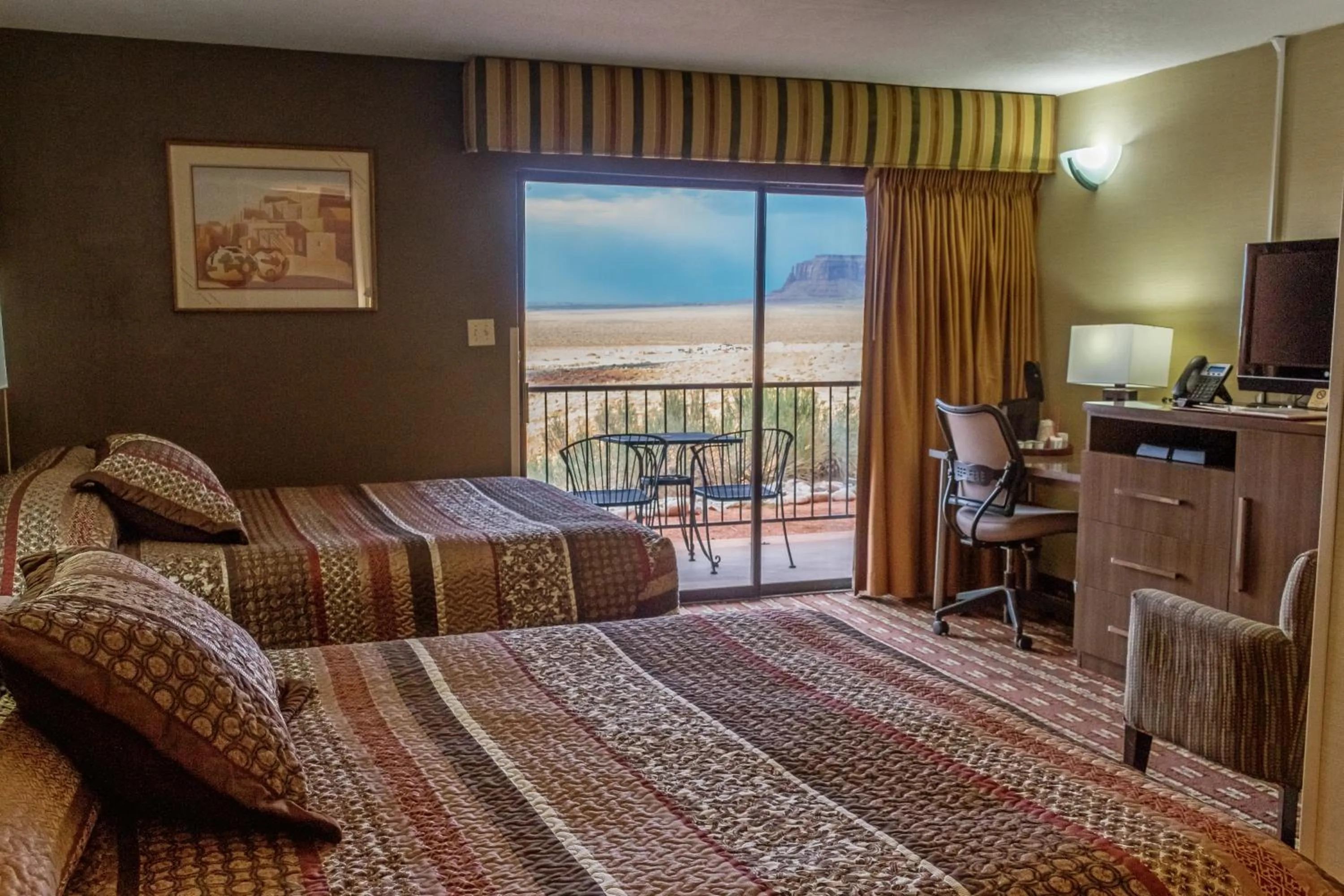 View (from property/room), Bed in Goulding's Lodge