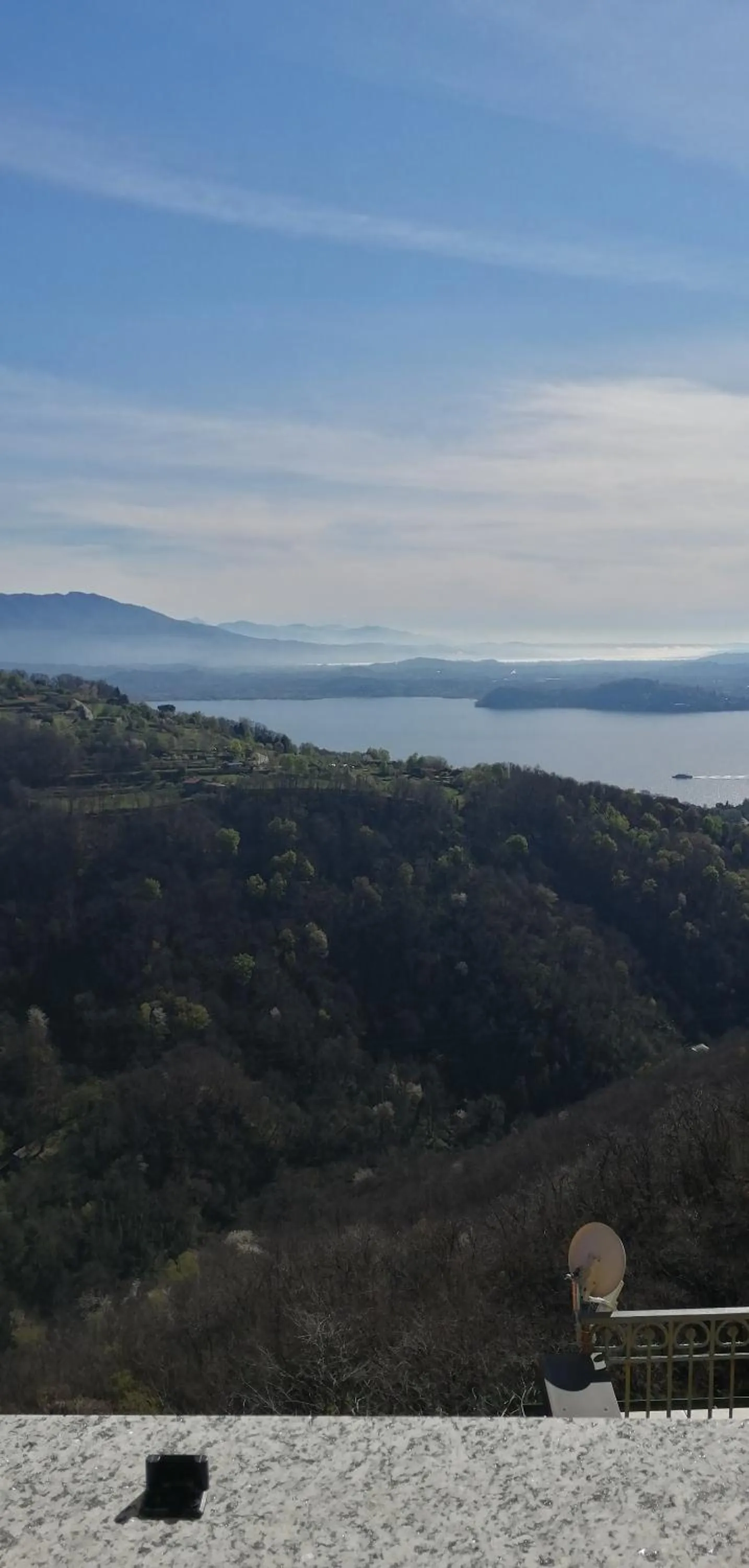 Balcony/Terrace in Villa Magnolia BB, Lago Maggiore (Massino Visconti, Italy)