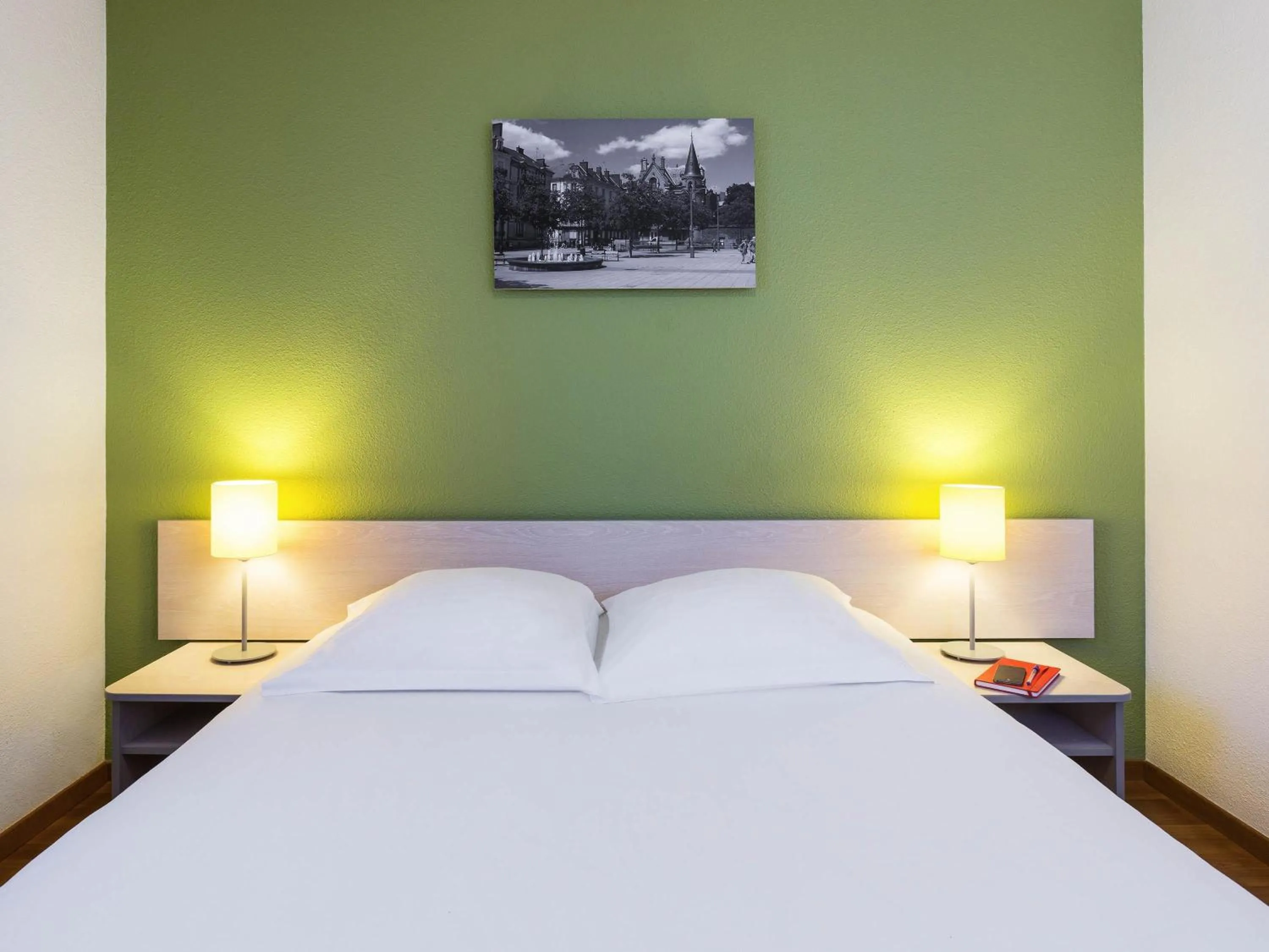 Bedroom, Bed in Aparthotel Adagio Access Rennes Centre