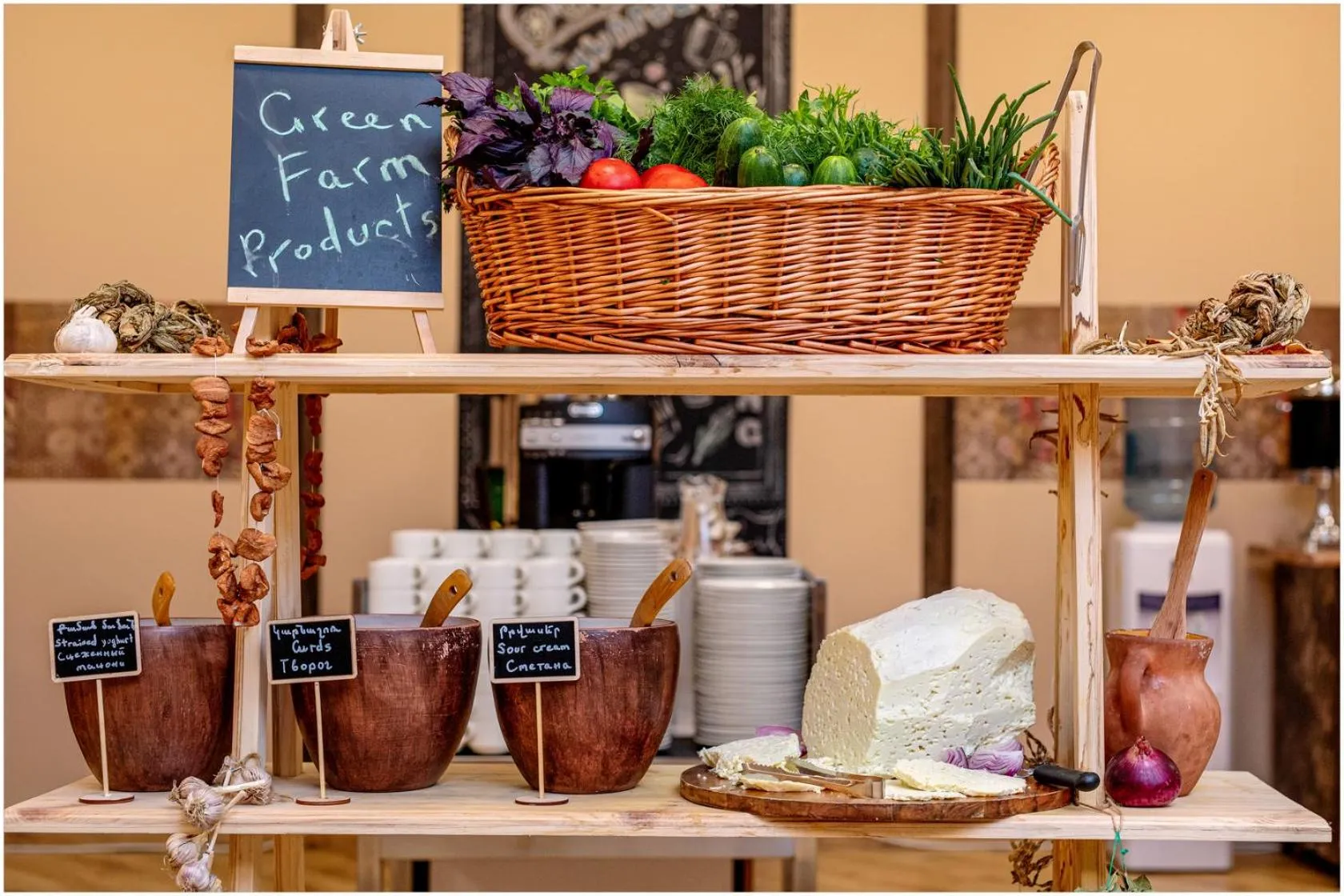 Buffet breakfast in Ani Grand Hotel Yerevan