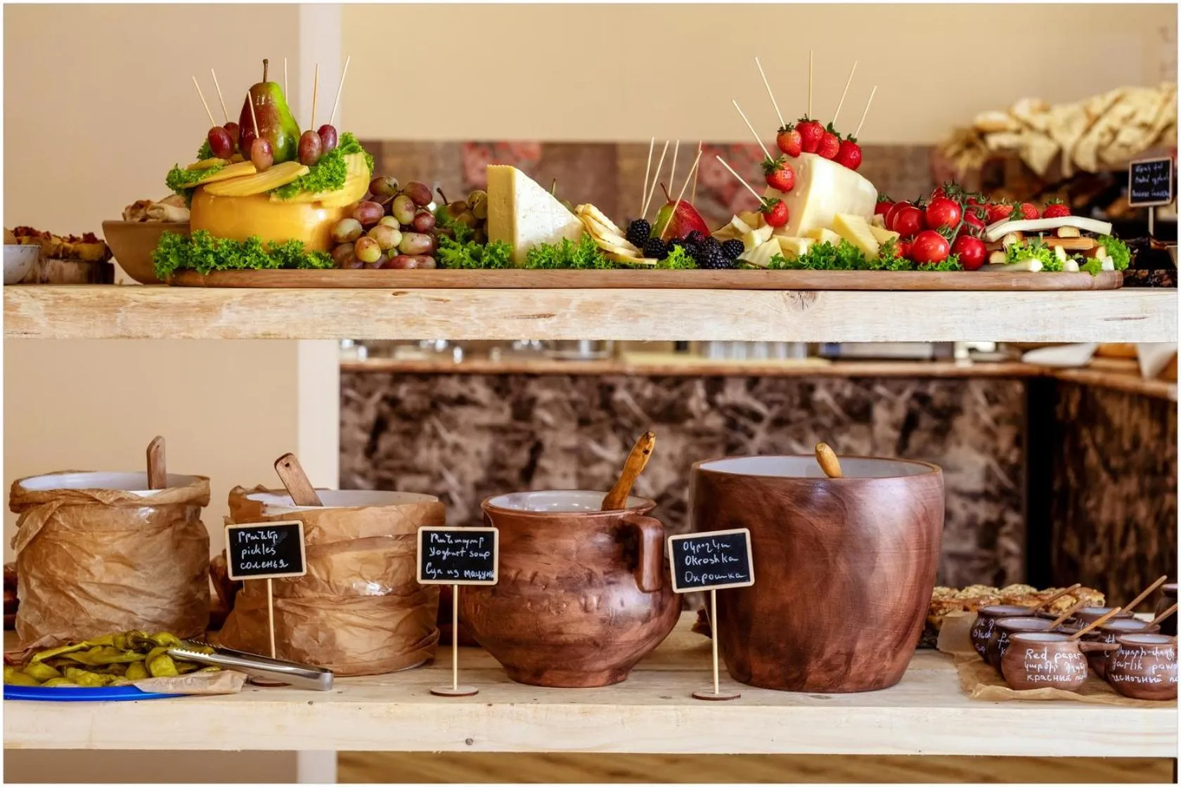 Buffet breakfast in Ani Grand Hotel Yerevan