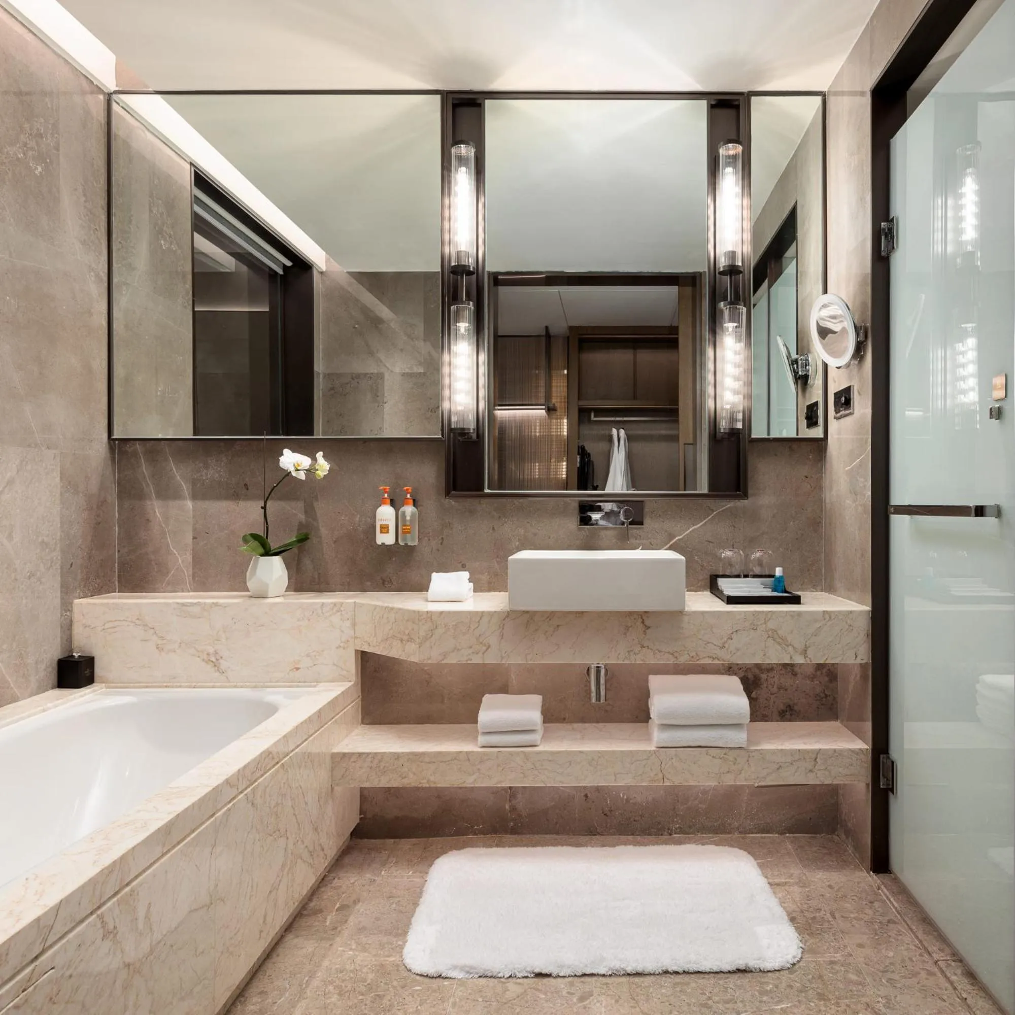 Bathroom in Crowne Plaza Beihai Silver Beach by IHG