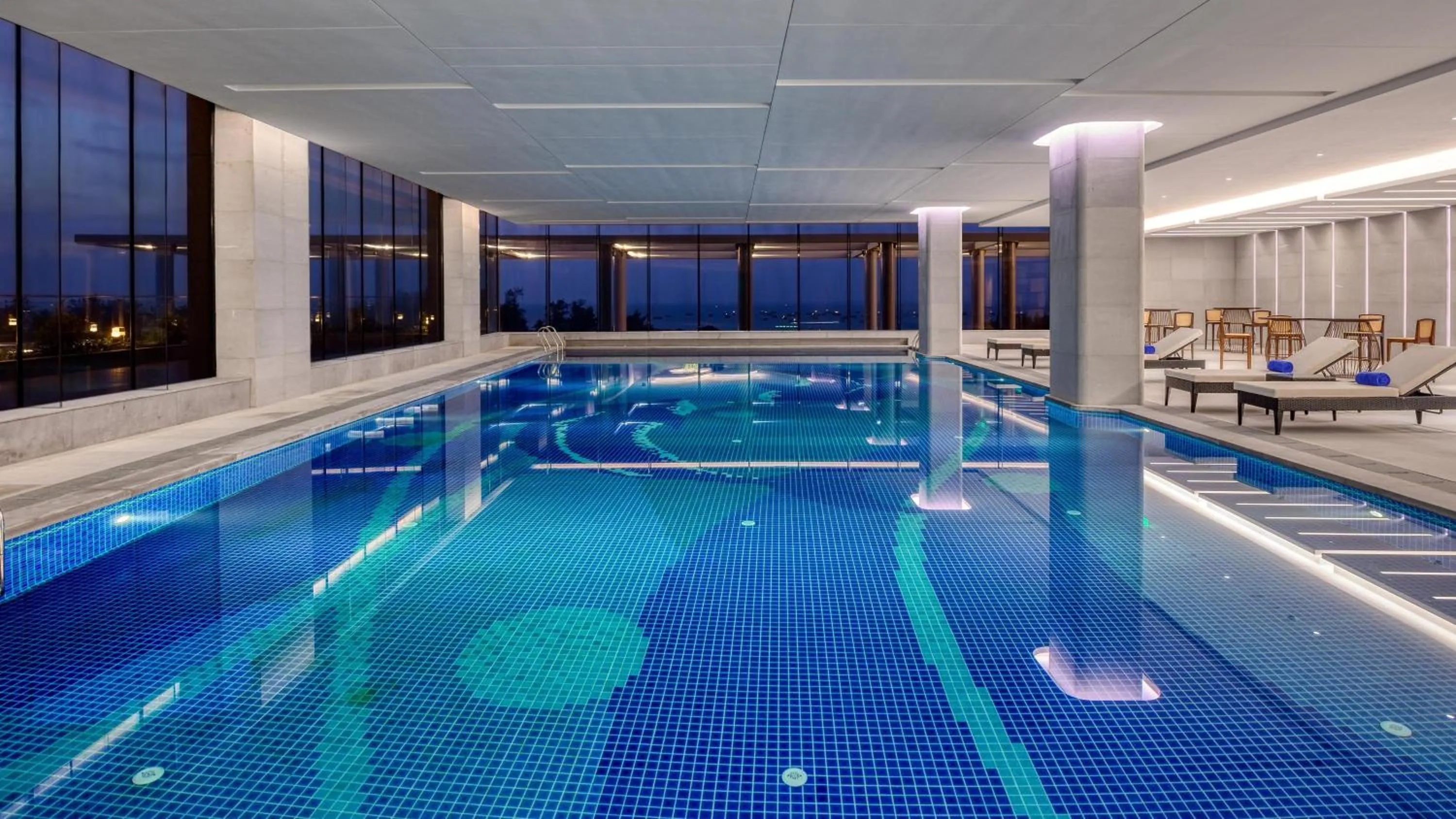 Swimming pool in Crowne Plaza Beihai Silver Beach by IHG