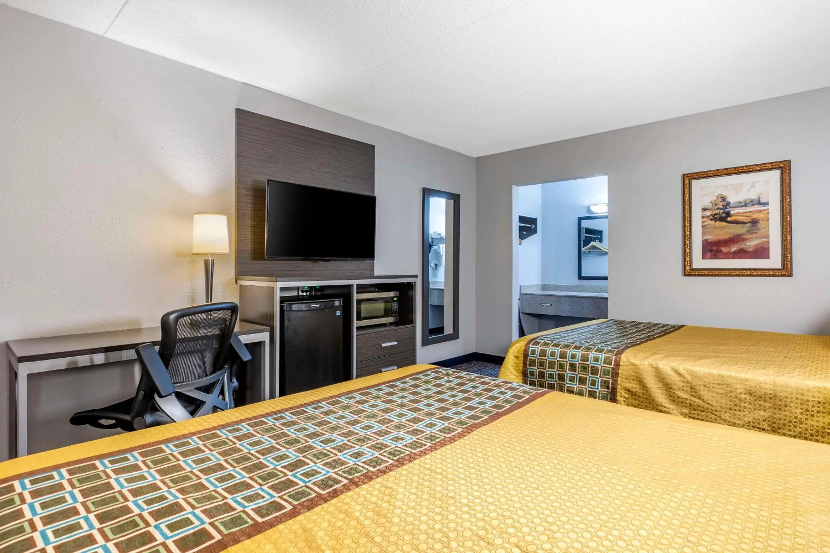 Bedroom, Bed in Rodeway Inn Union