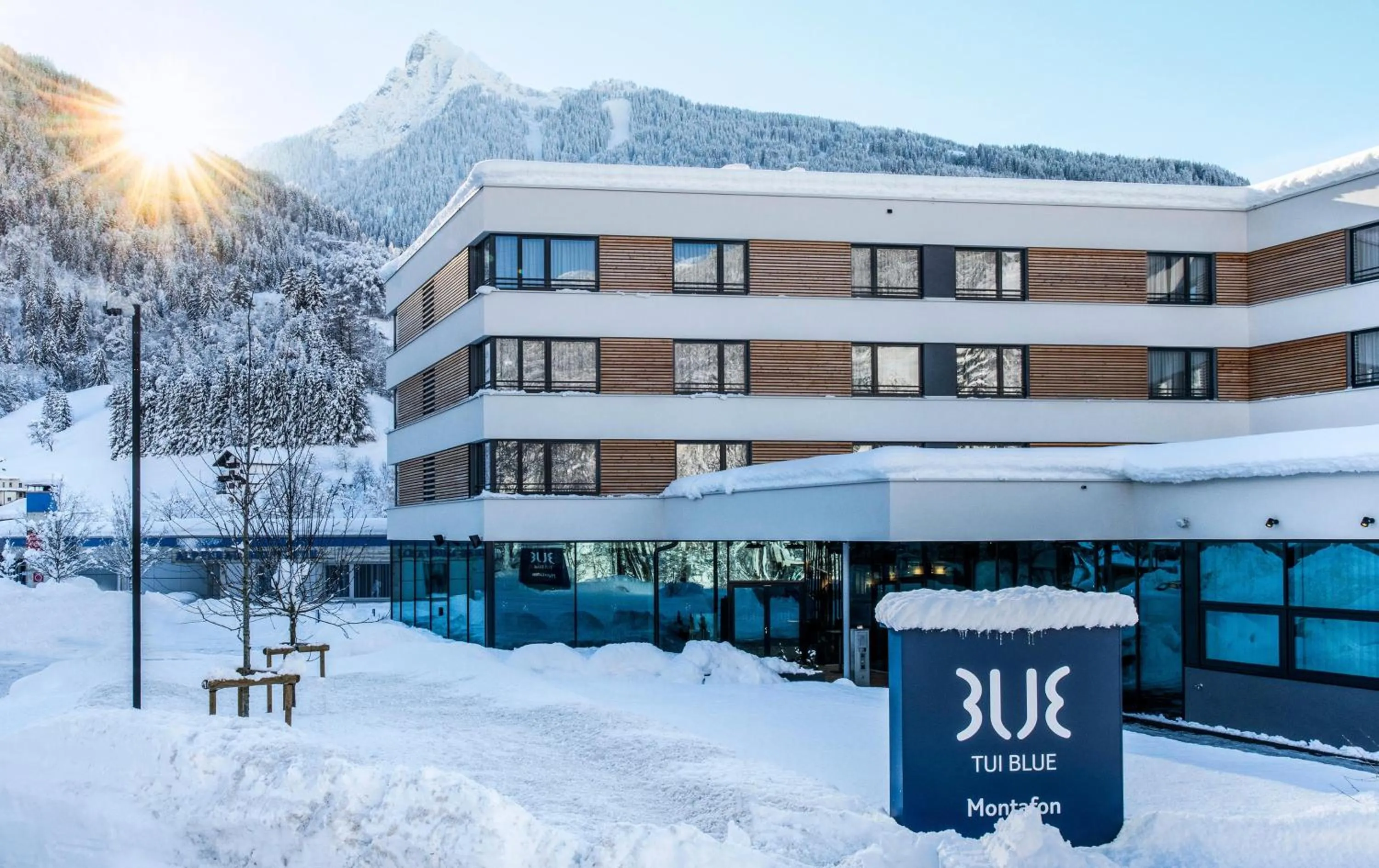Property building in TUI BLUE Montafon