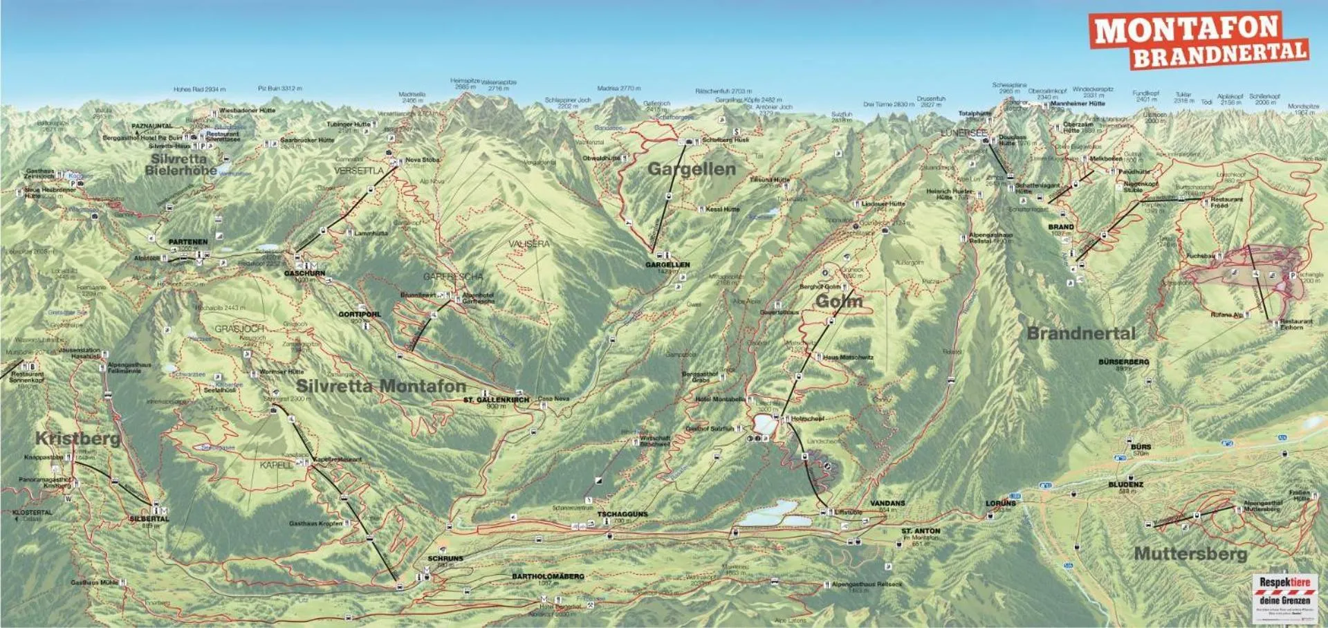 Natural landscape in TUI BLUE Montafon