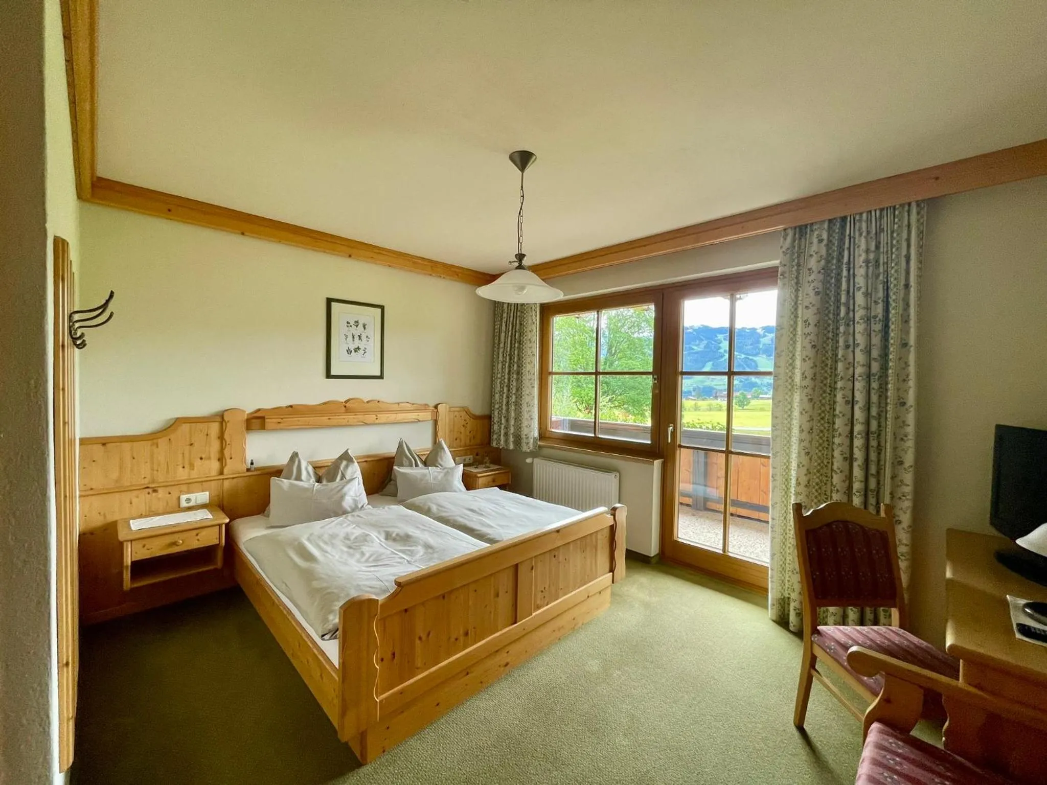 Bed in Pension Möslehnerhof