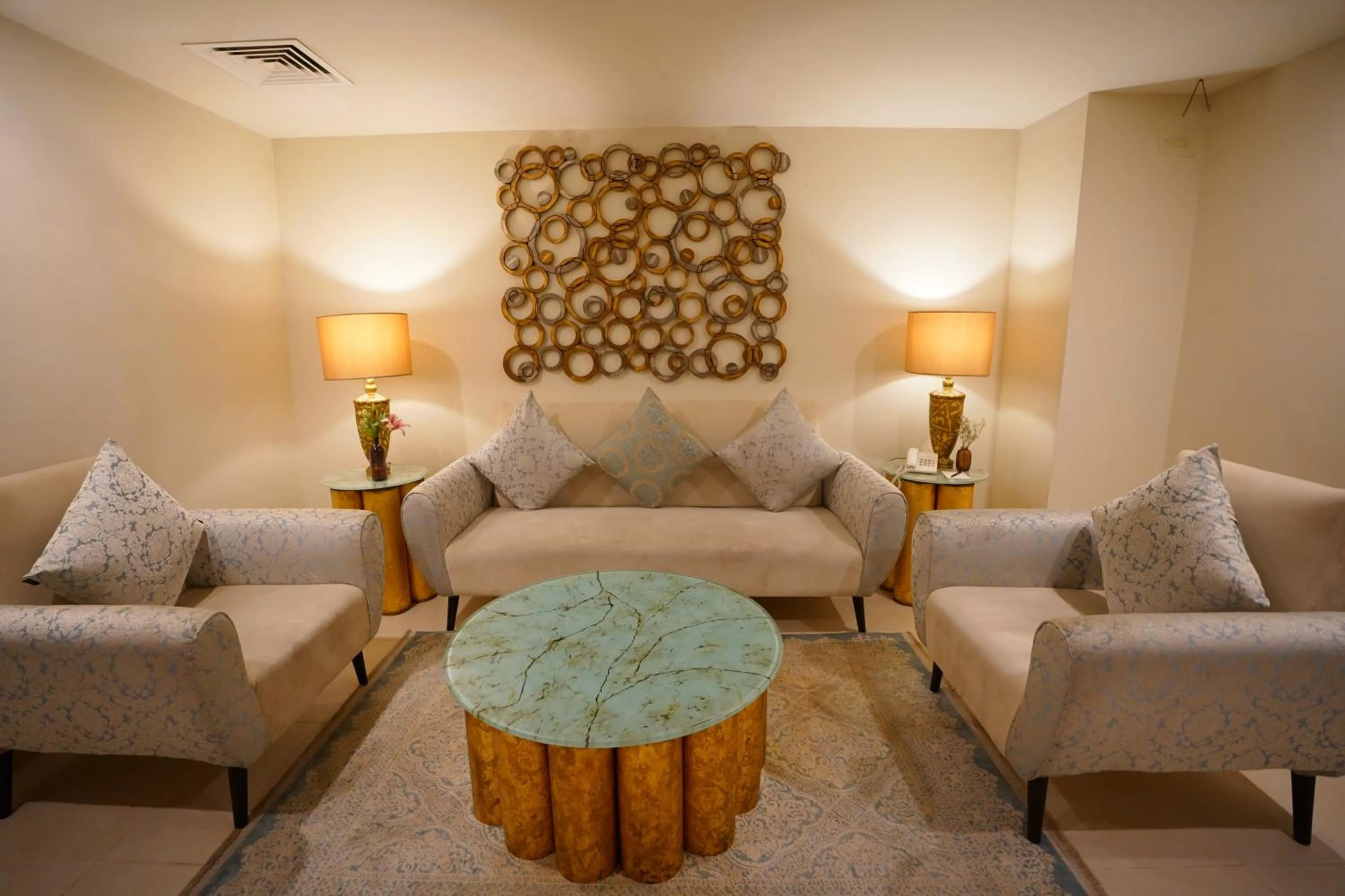 Seating area in Nine Tree Luxury Hotel & Suites Lahore