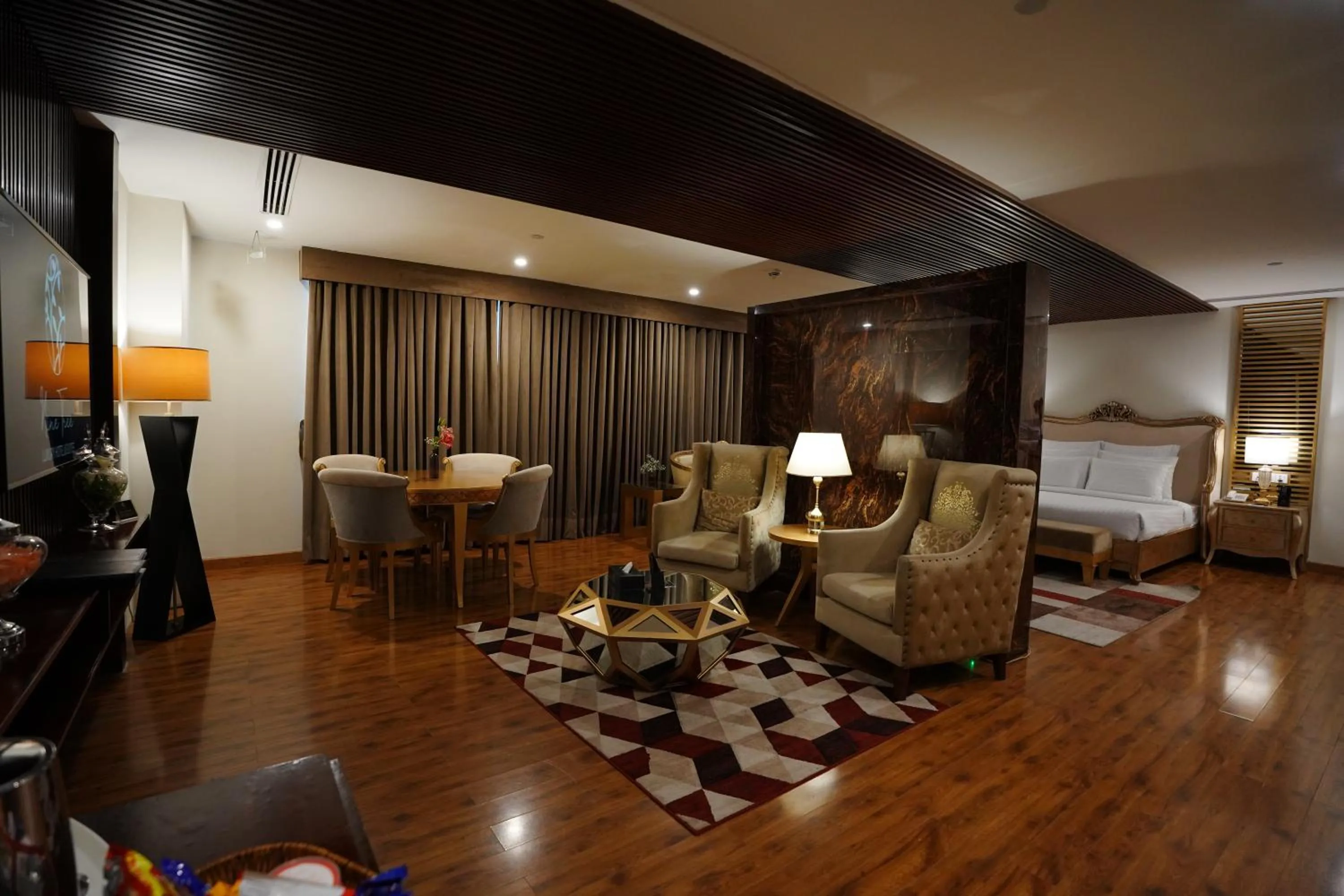 Seating area in Nine Tree Luxury Hotel & Suites Lahore