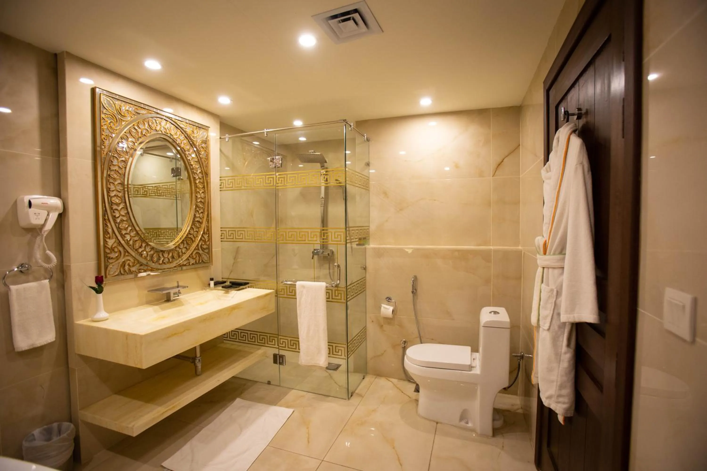 Shower in Nine Tree Luxury Hotel & Suites Lahore