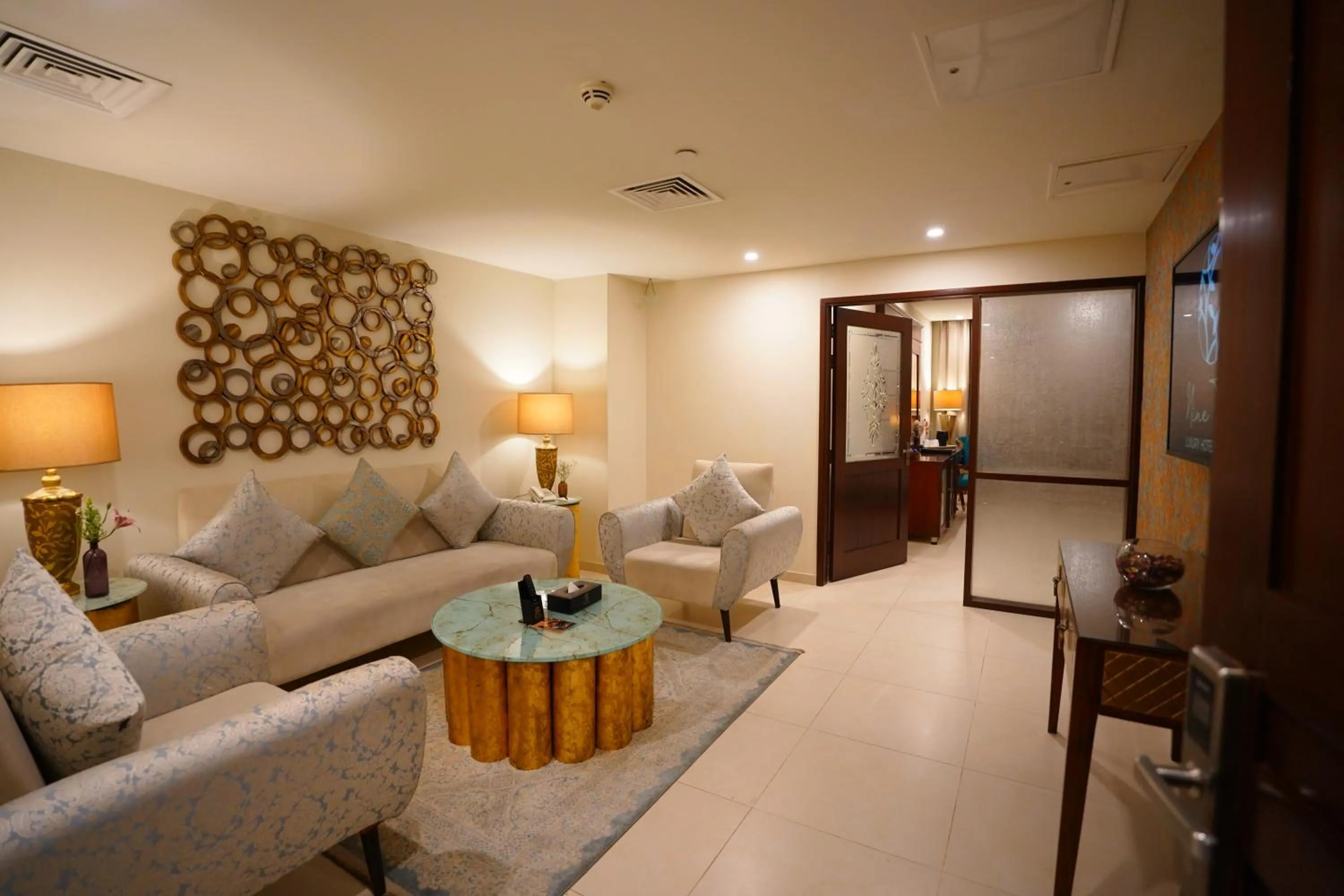 Living room in Nine Tree Luxury Hotel & Suites Lahore