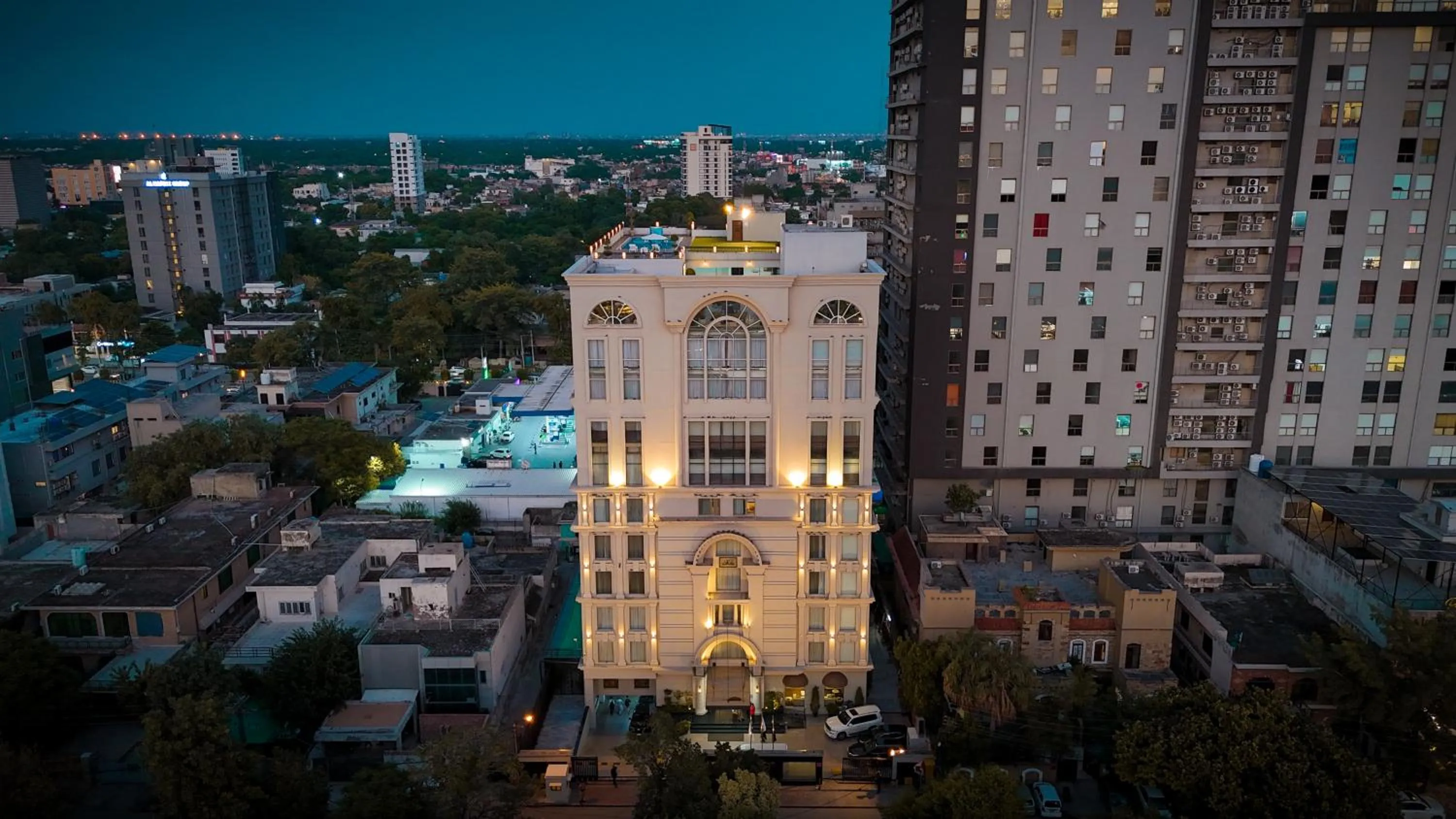 Property building in Nine Tree Luxury Hotel & Suites Lahore