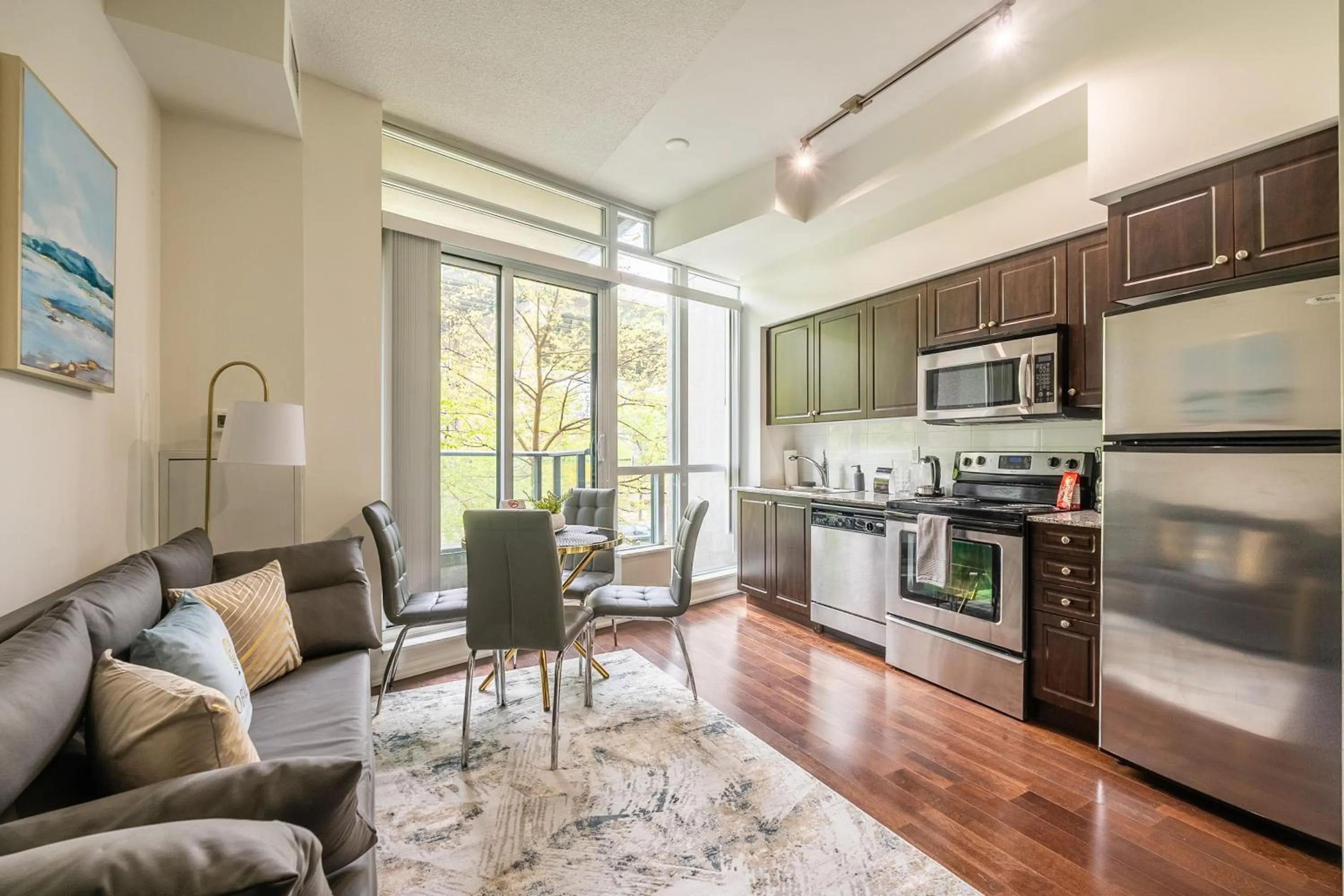 Kitchen or kitchenette in GLOBALSTAY Magnificent Condos in DT