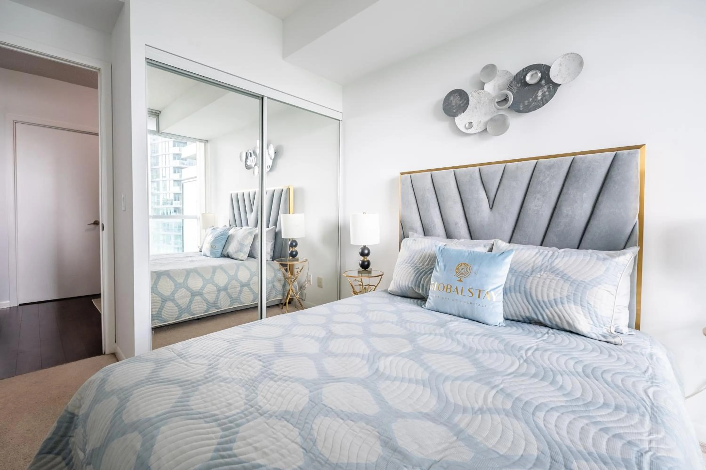 Bed in GLOBALSTAY Magnificent Condos in DT
