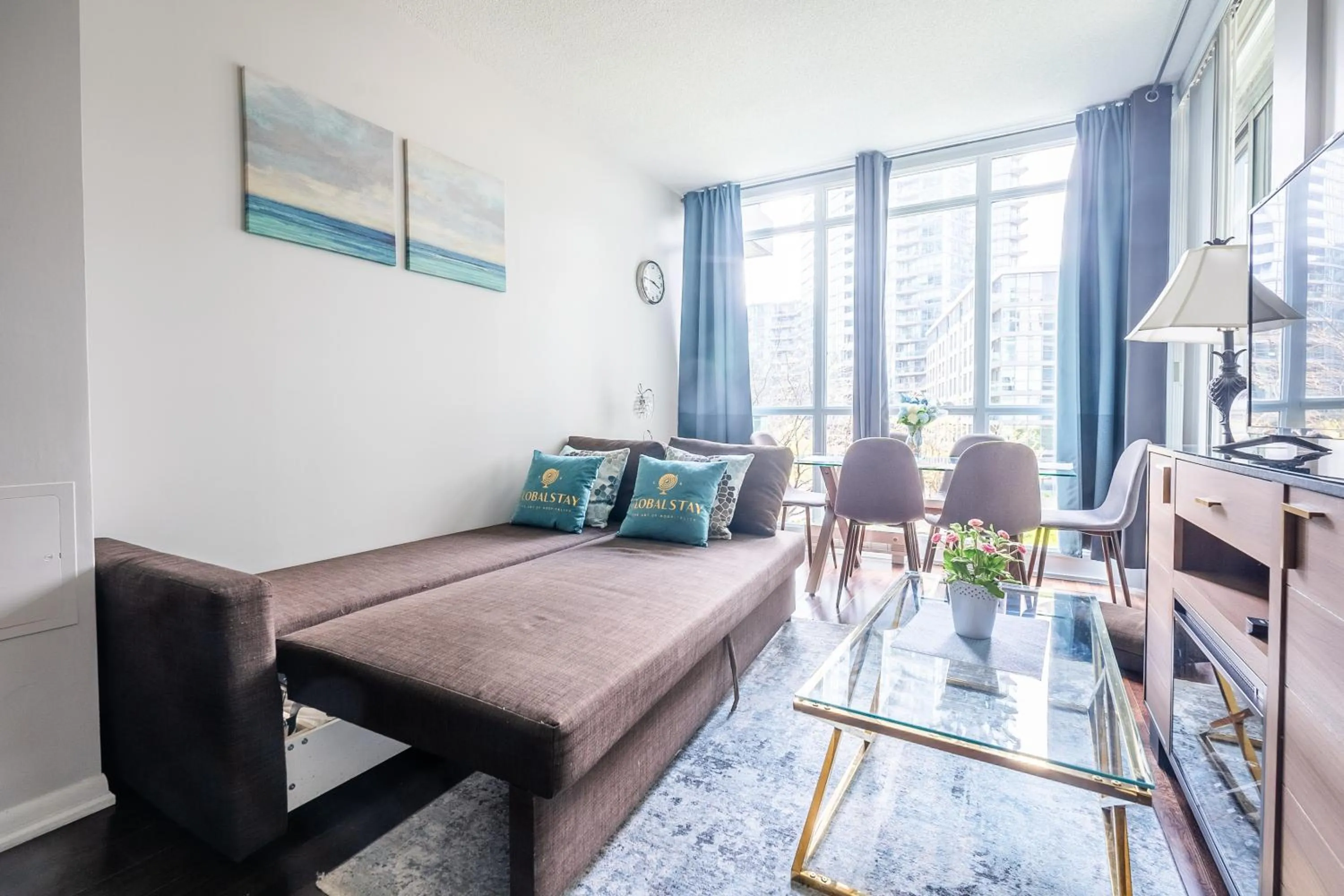 Living room in GLOBALSTAY Magnificent Condos in DT