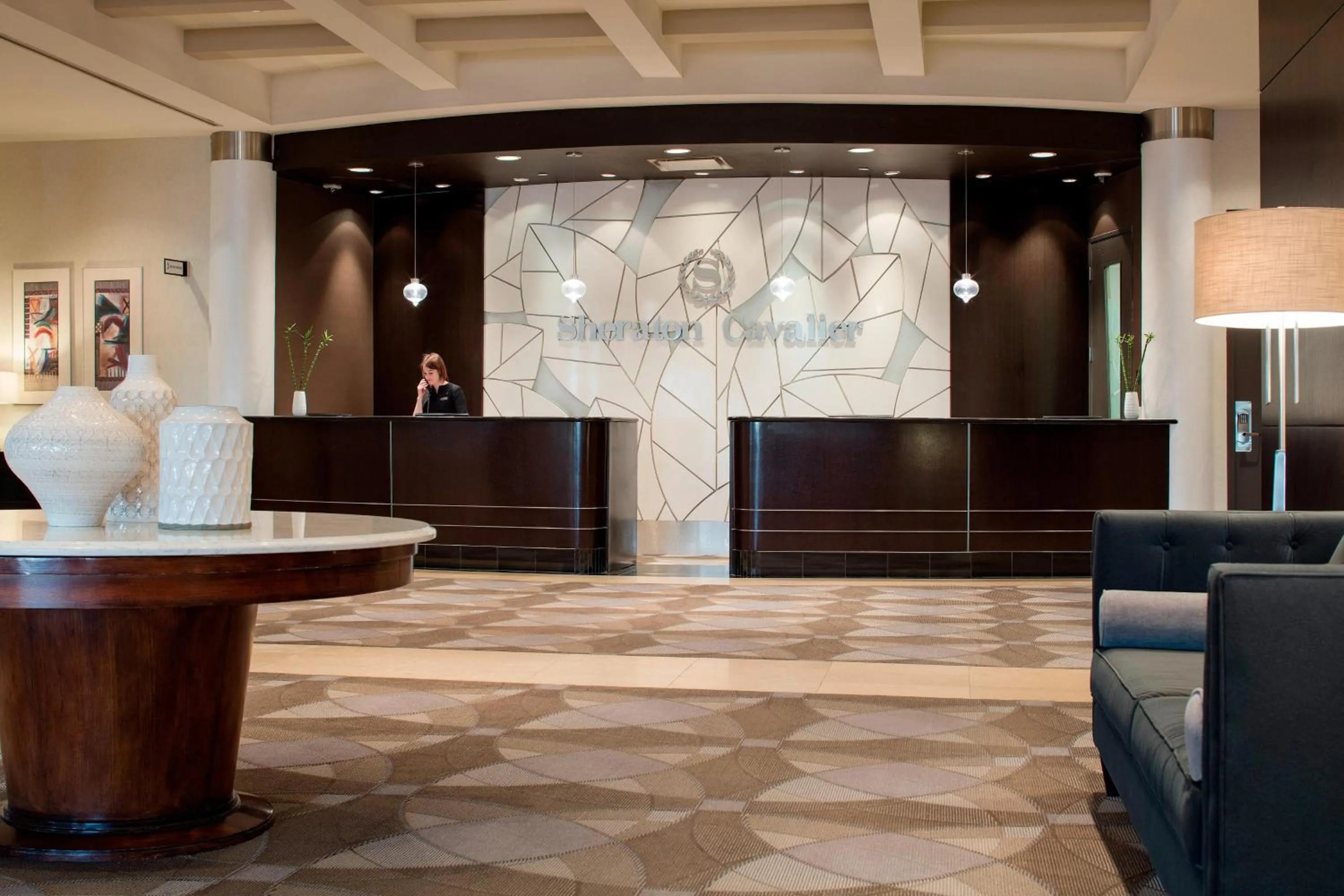 Lobby or reception in Sheraton Cavalier Calgary Hotel