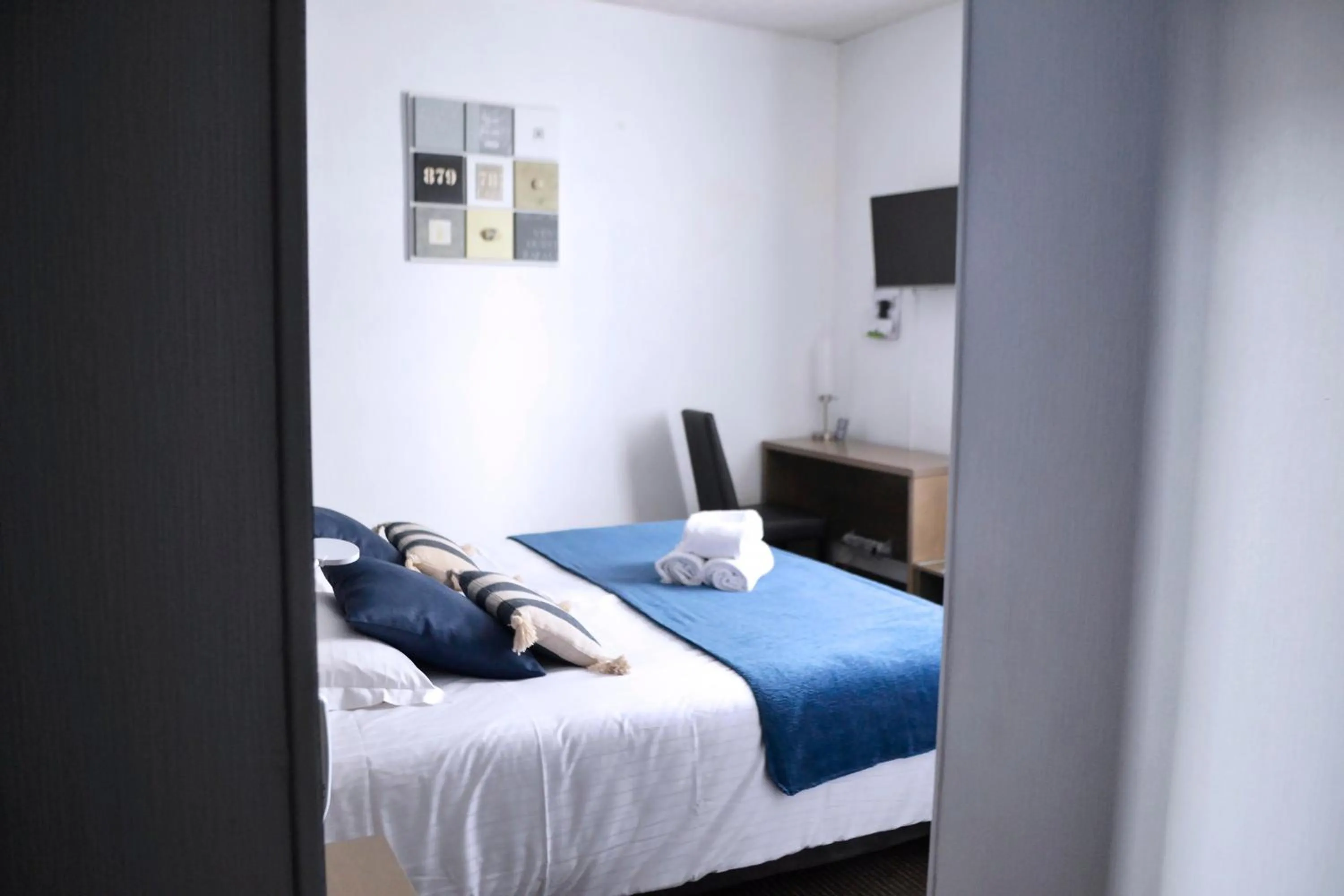 Bed in Brit Hotel Le Surcouf