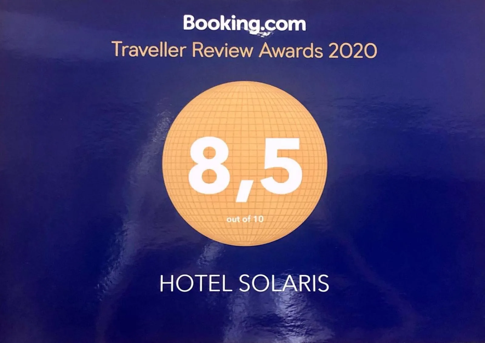 Logo/Certificate/Sign in HOTEL SOLARIS