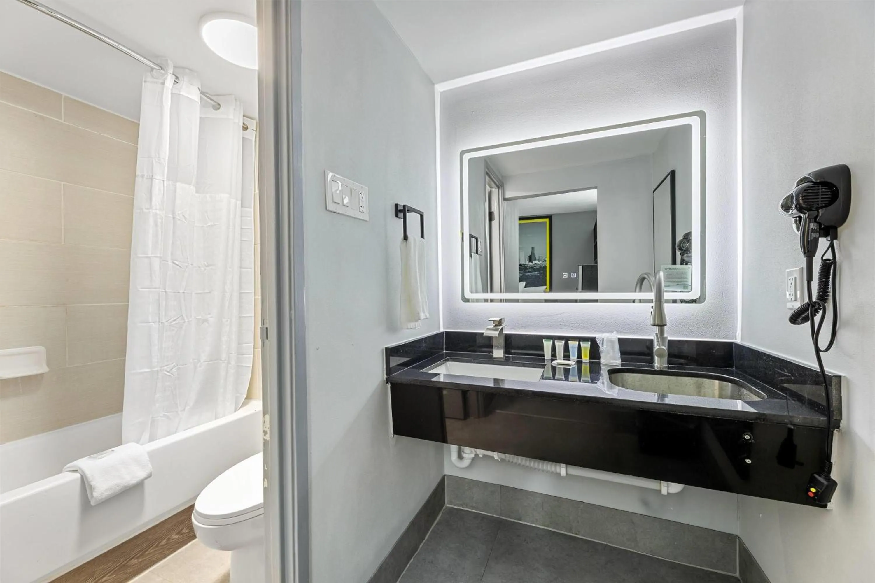 Bathroom in Days Inn & Suites by Wyndham Texas City