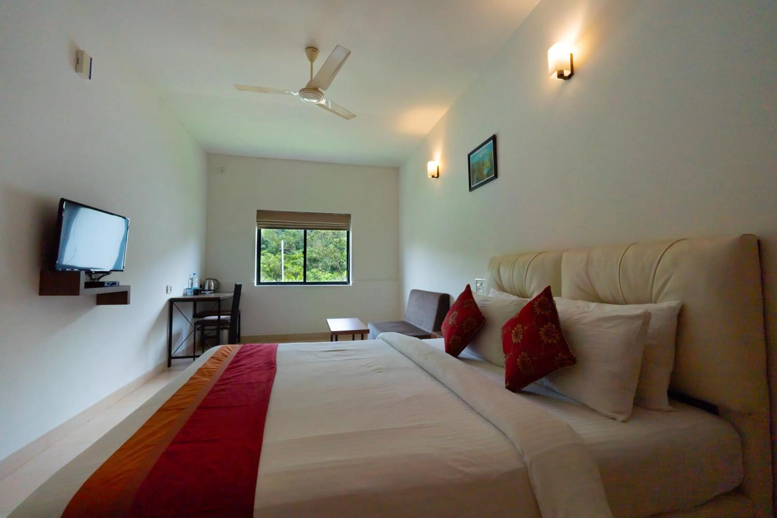 Bed in The Sanihara Hotel & Resort