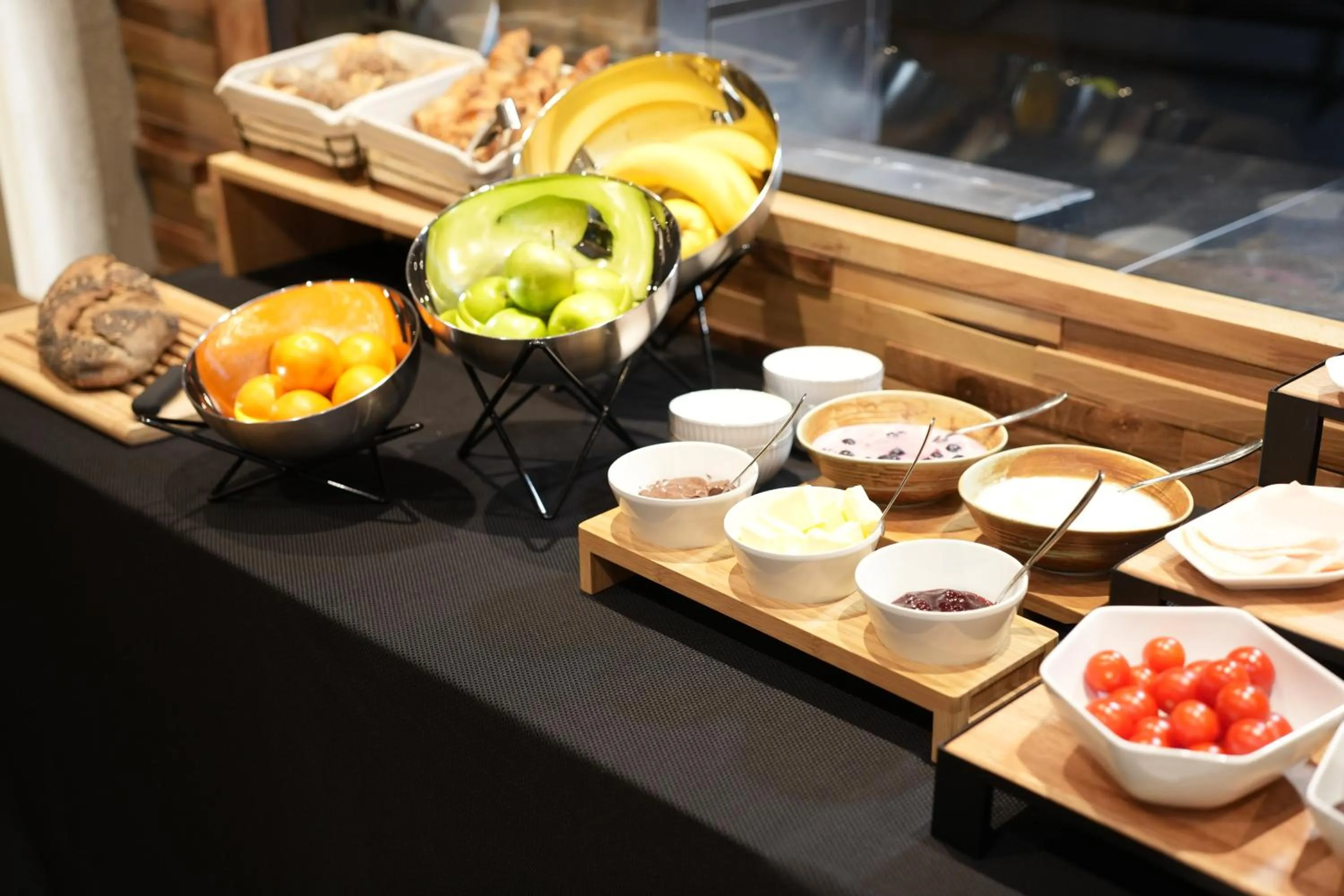 Buffet breakfast in La Suite Boutique Hotel